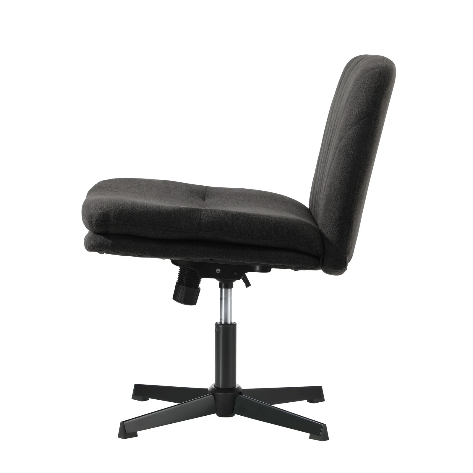 8 Oikiture Armless Office Desk Chair Linen
 - Charcoal, 8 of 10