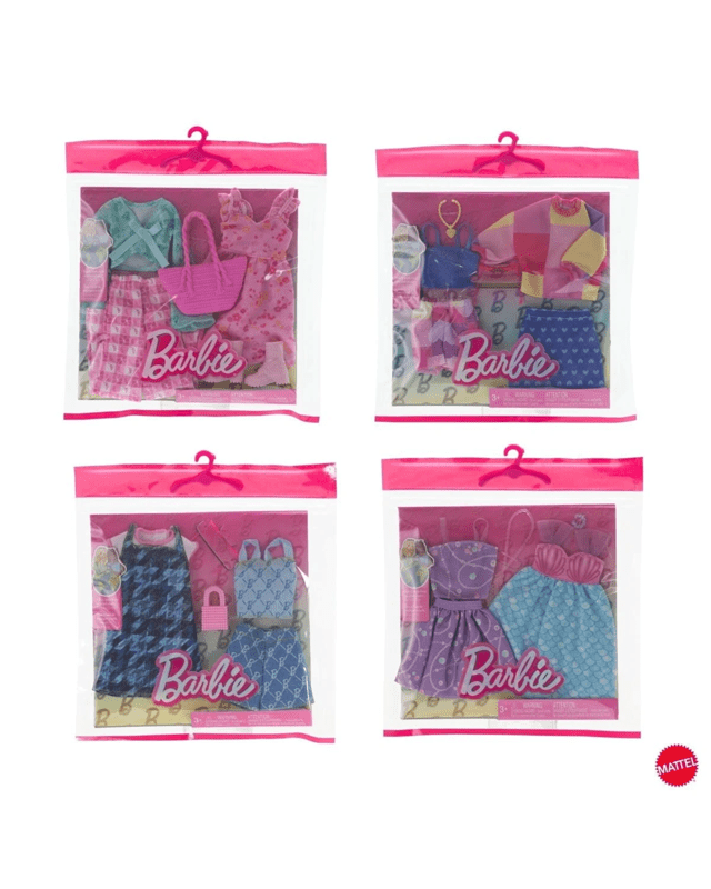 2 Pack Barbie Fashion Accessories - Asso
