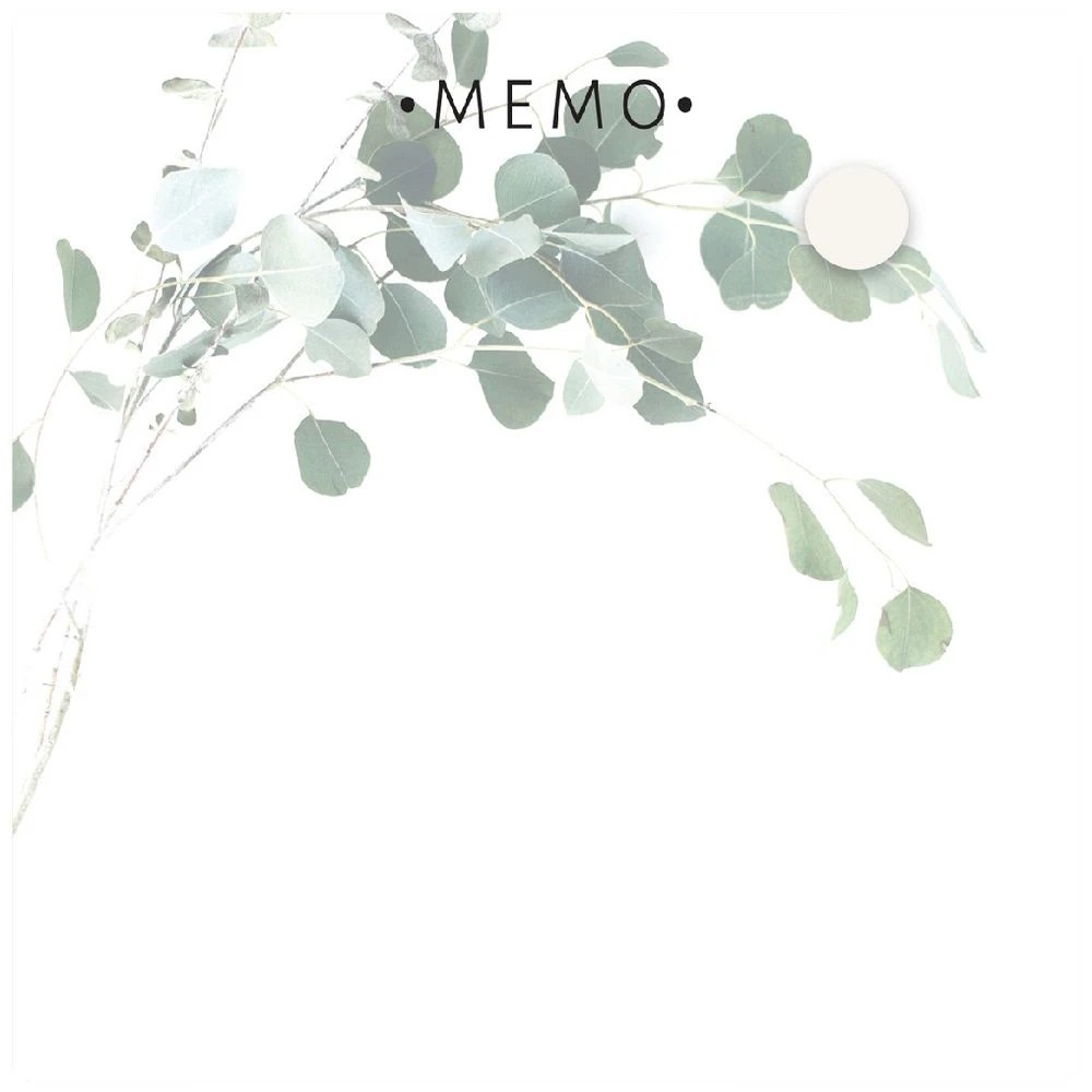 1 Three By Three Dry Erase Memo Board 36 x 36cm Floral, 1 of 2