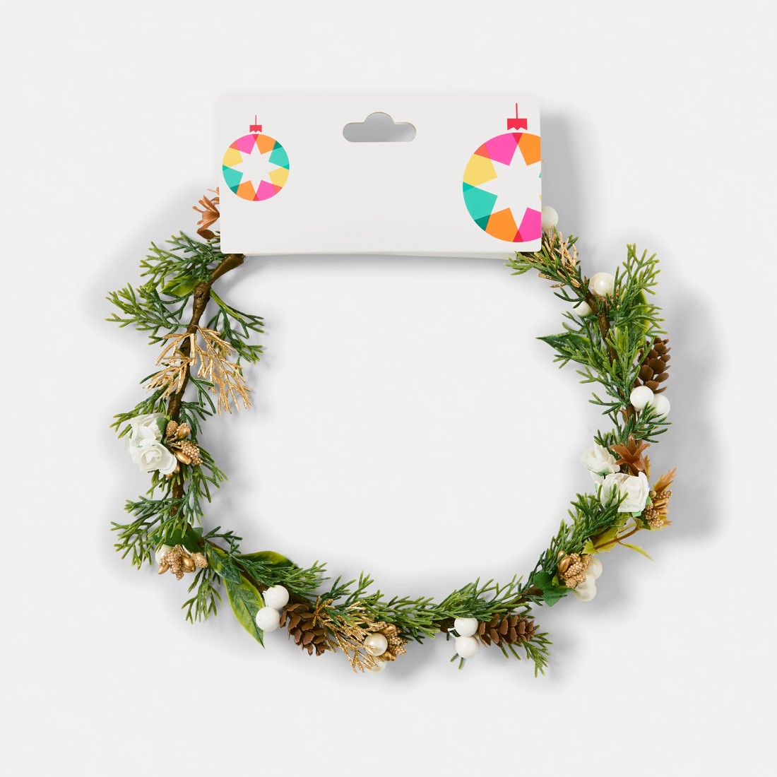 5 Christmas Halo Wreath Headband, 5 of 5