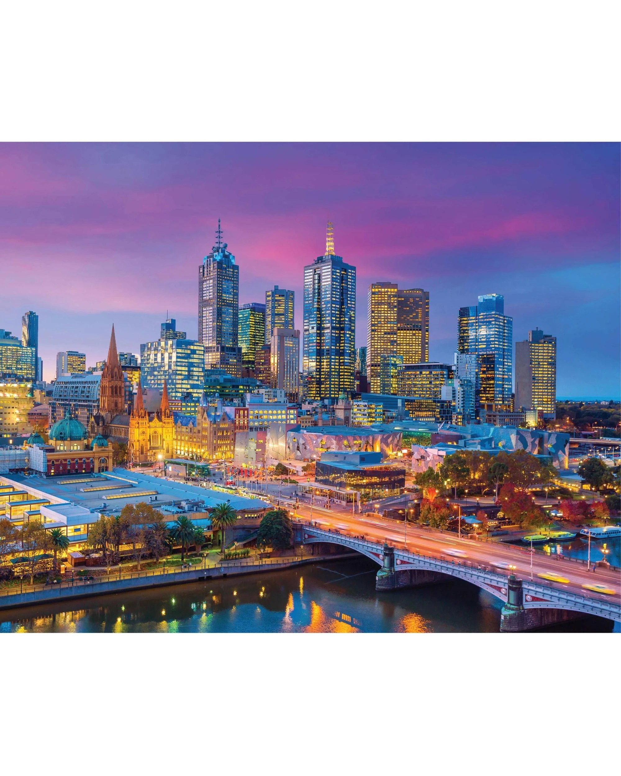 2 Hinkler Mindbogglers Melbourne Australia 1000 Piece Puzzle, 2 of 3