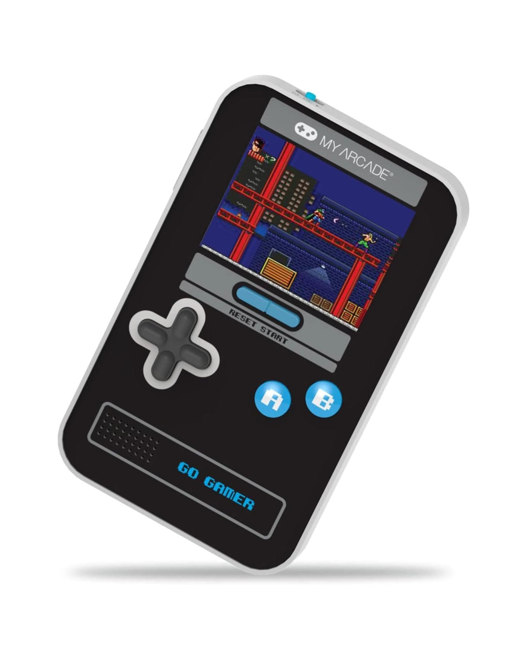 4 My Arcade Go Gamer Classic Portable Gaming System with 300 Games - Black and Blue - Multi, 4 of 6