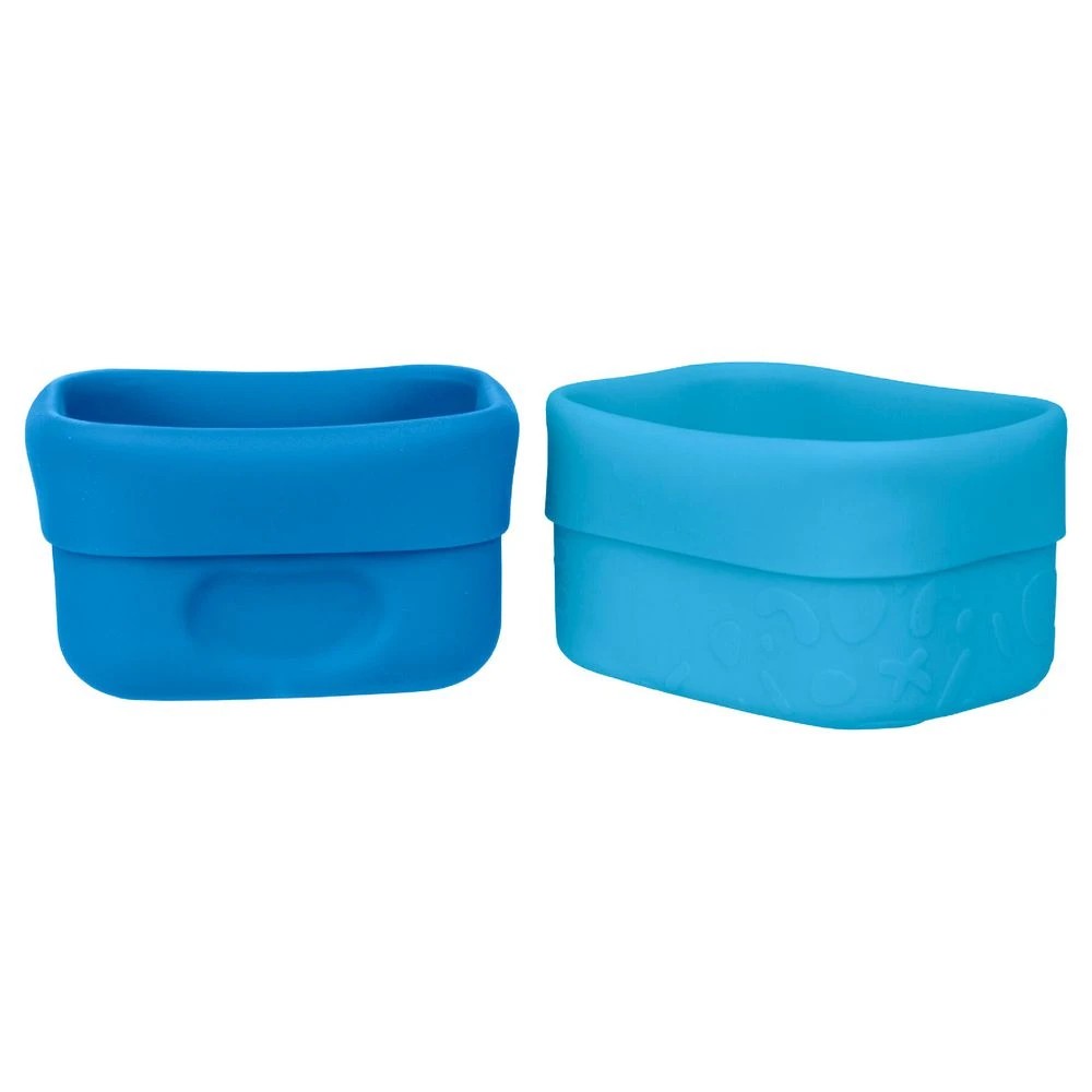 2 B.box Silicone Snack Cups Ocean, 2 of 3