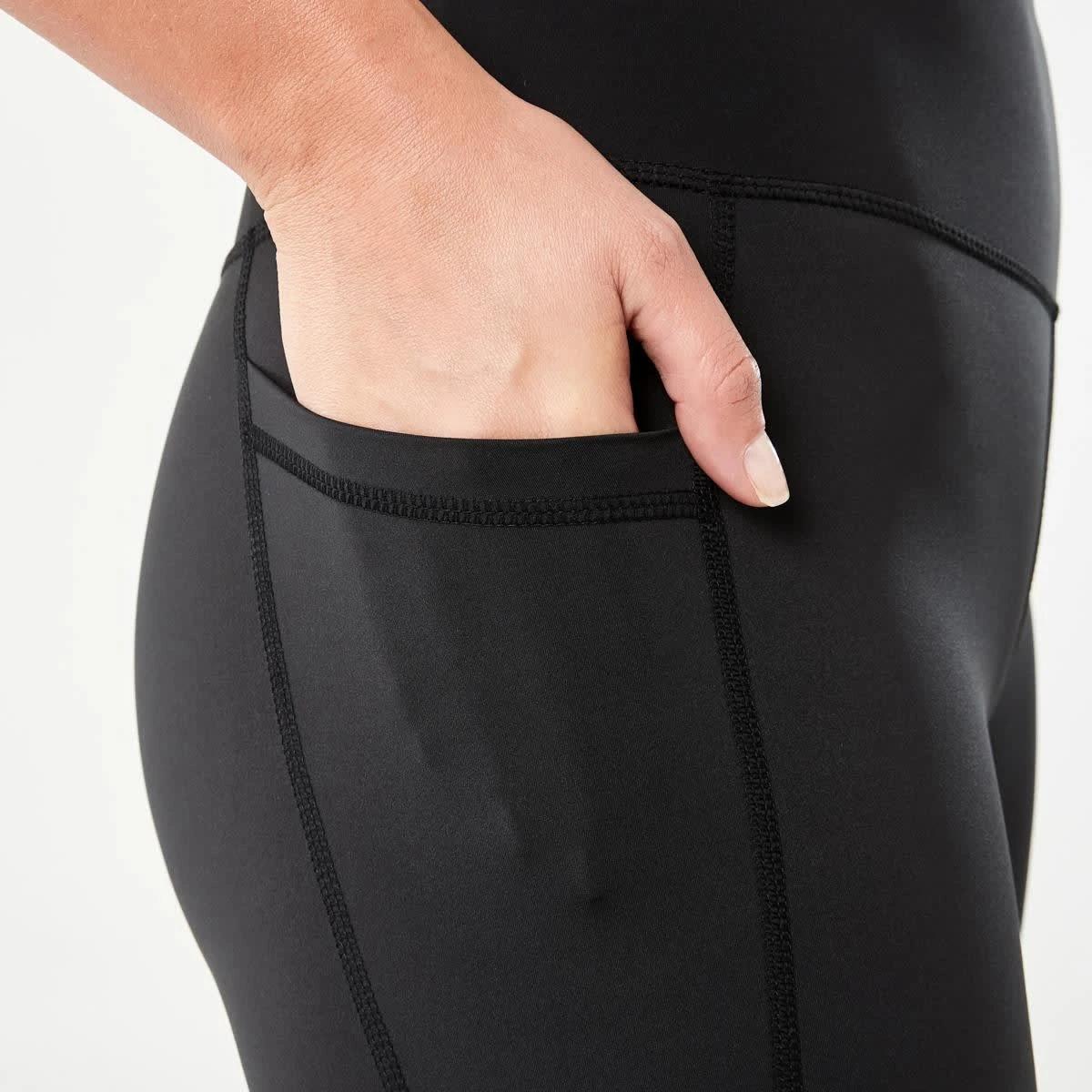 5 Active Womens Full Length Training Leggings BLACK, 5 of 6