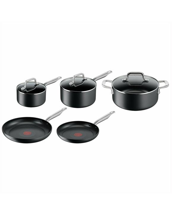 Tefal Premium Specialty Hard Anodised Induction Non-Stick 5 Piece Cookware Set