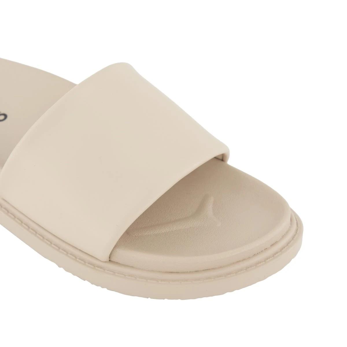 4 Comfort Band Slides Beige, 4 of 4