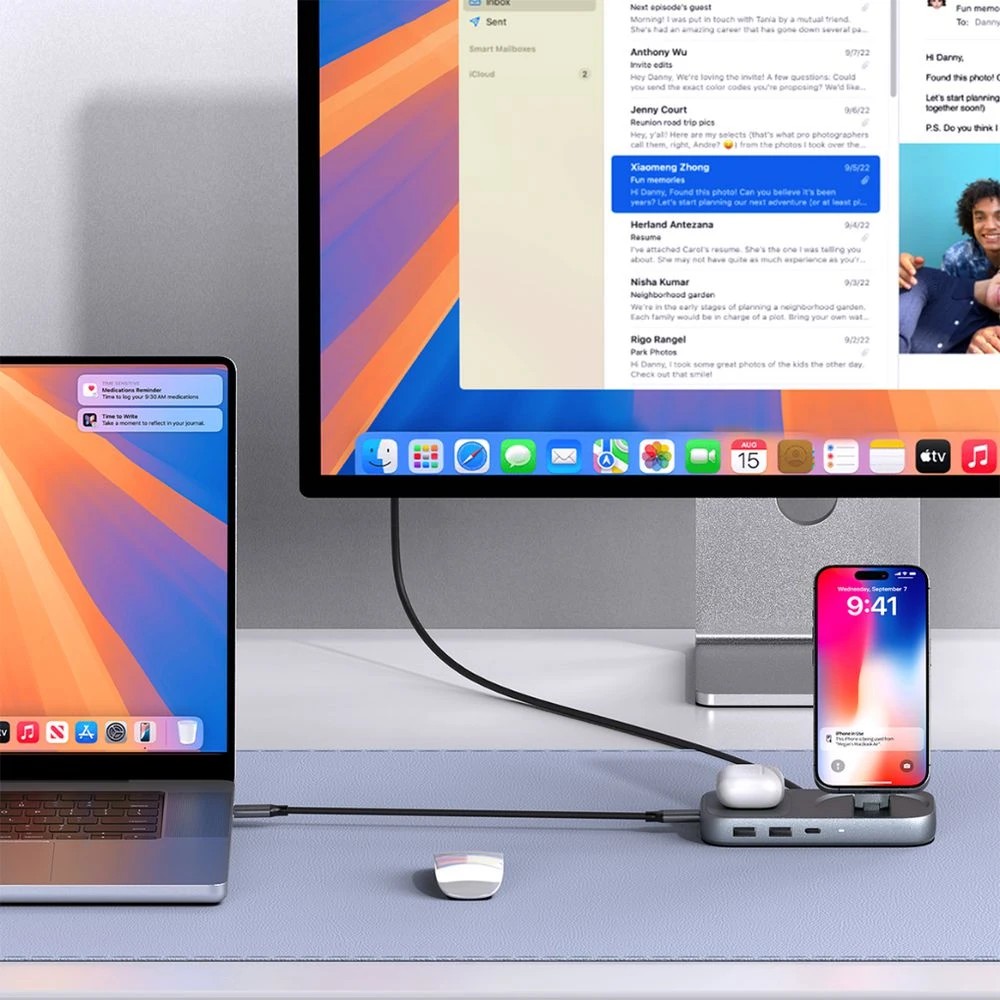 4 Comsol USB-C 4K HDMI Qi2 Docking Station, 4 of 5
