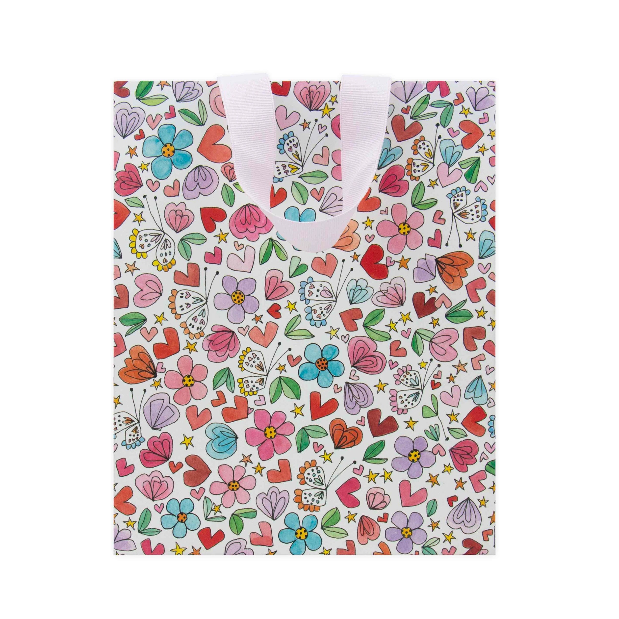 3 Hallmark Floral Gift Bag - Medium, 3 of 3