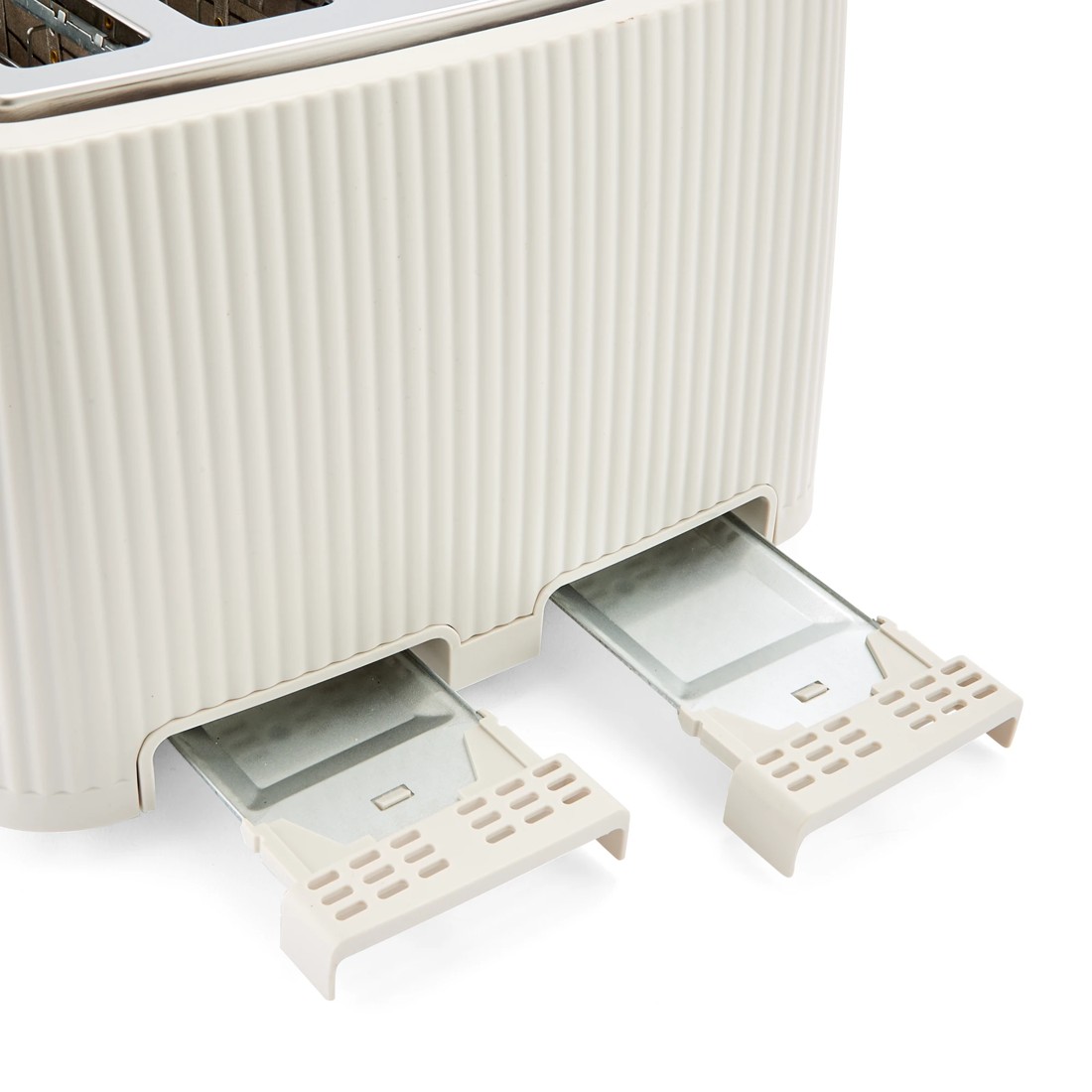 8 4 Slice Toaster Linear - Off White, 8 of 8