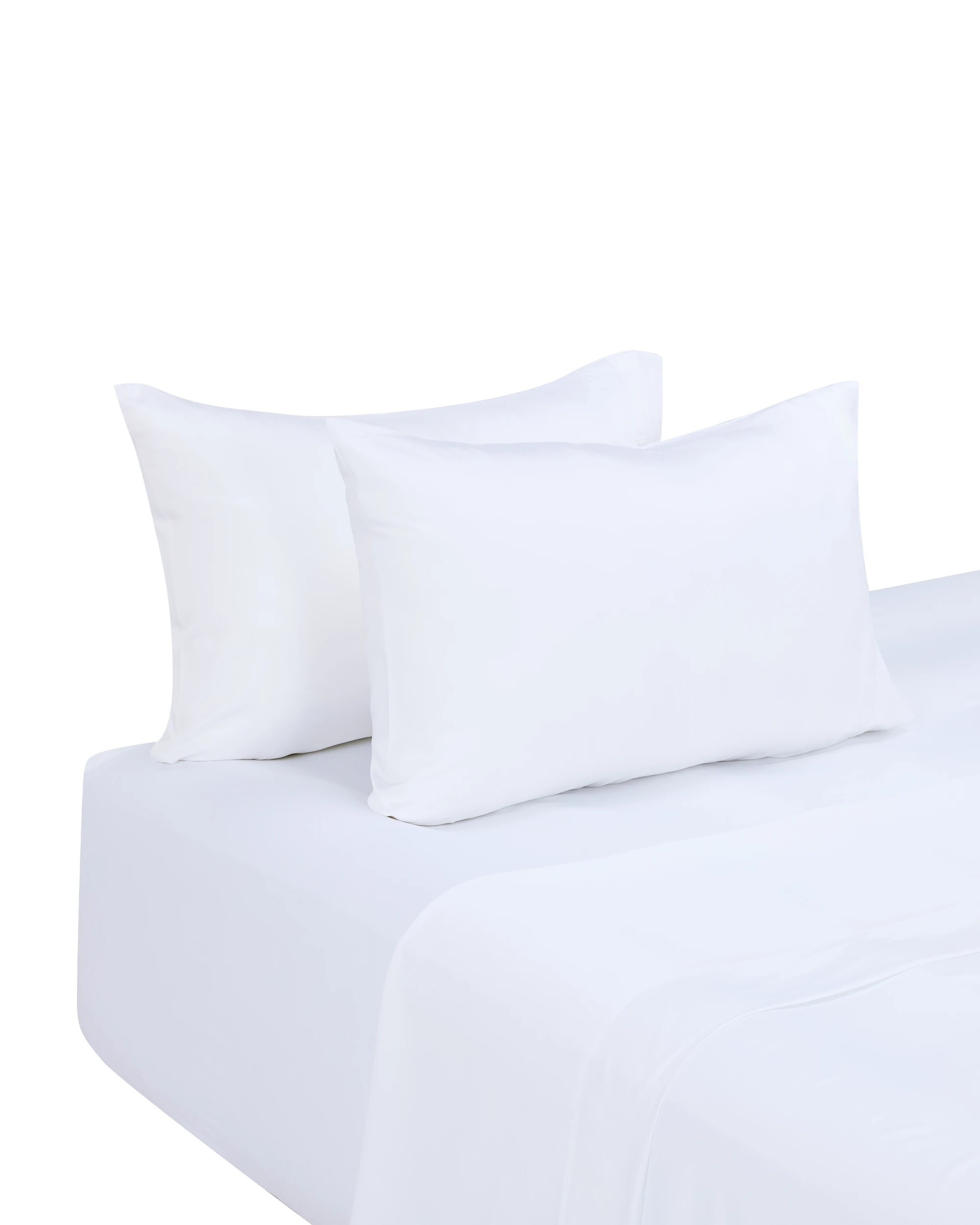 7 375 Thread Count Bamboo Sheet Set - King Bed, White, 7 of 9