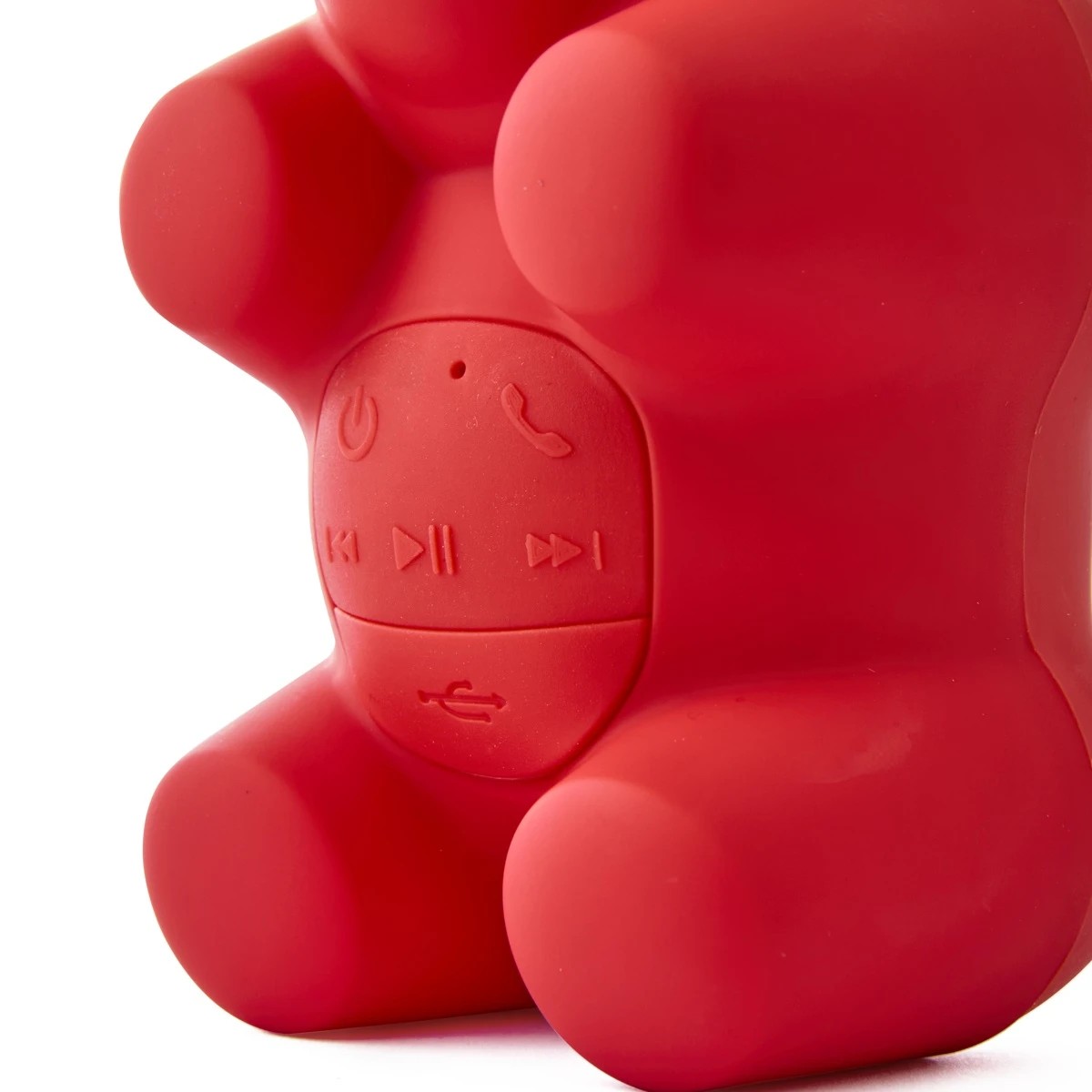 7 Splash Proof Speaker Bear - Red, 7 of 10