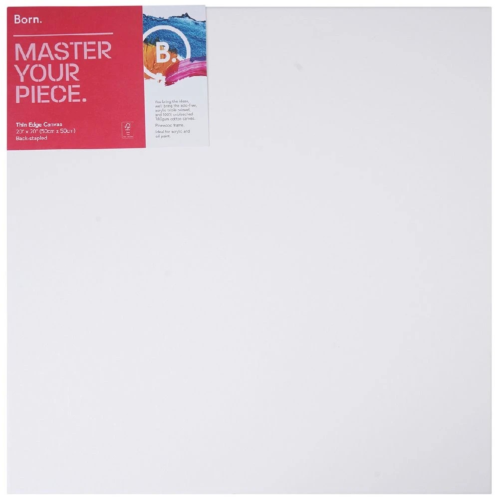 1 Born Thin Canvas 20 x 20", 1 of 5