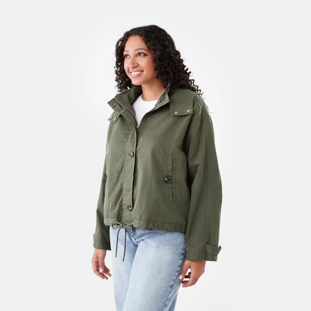 3 Utility Hooded Jacket Grn Olive, 3 of 7