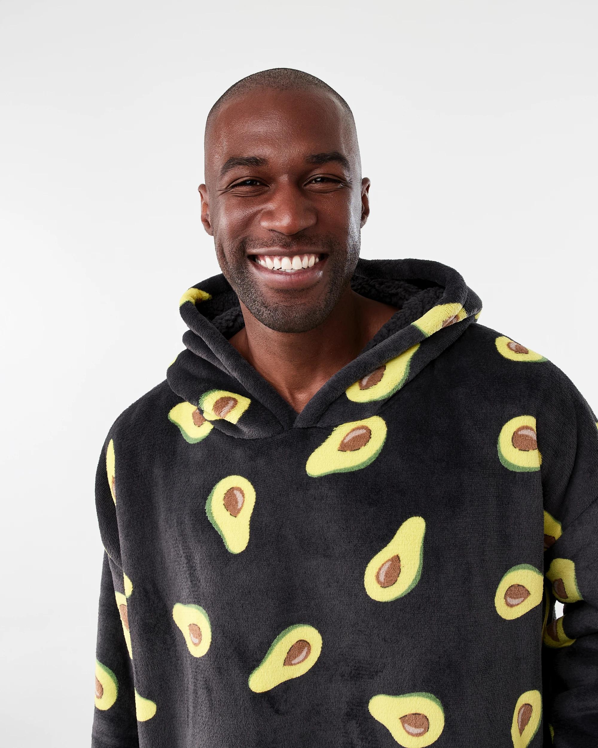 4 Print Pullover Gown Gry Avo La, 4 of 7