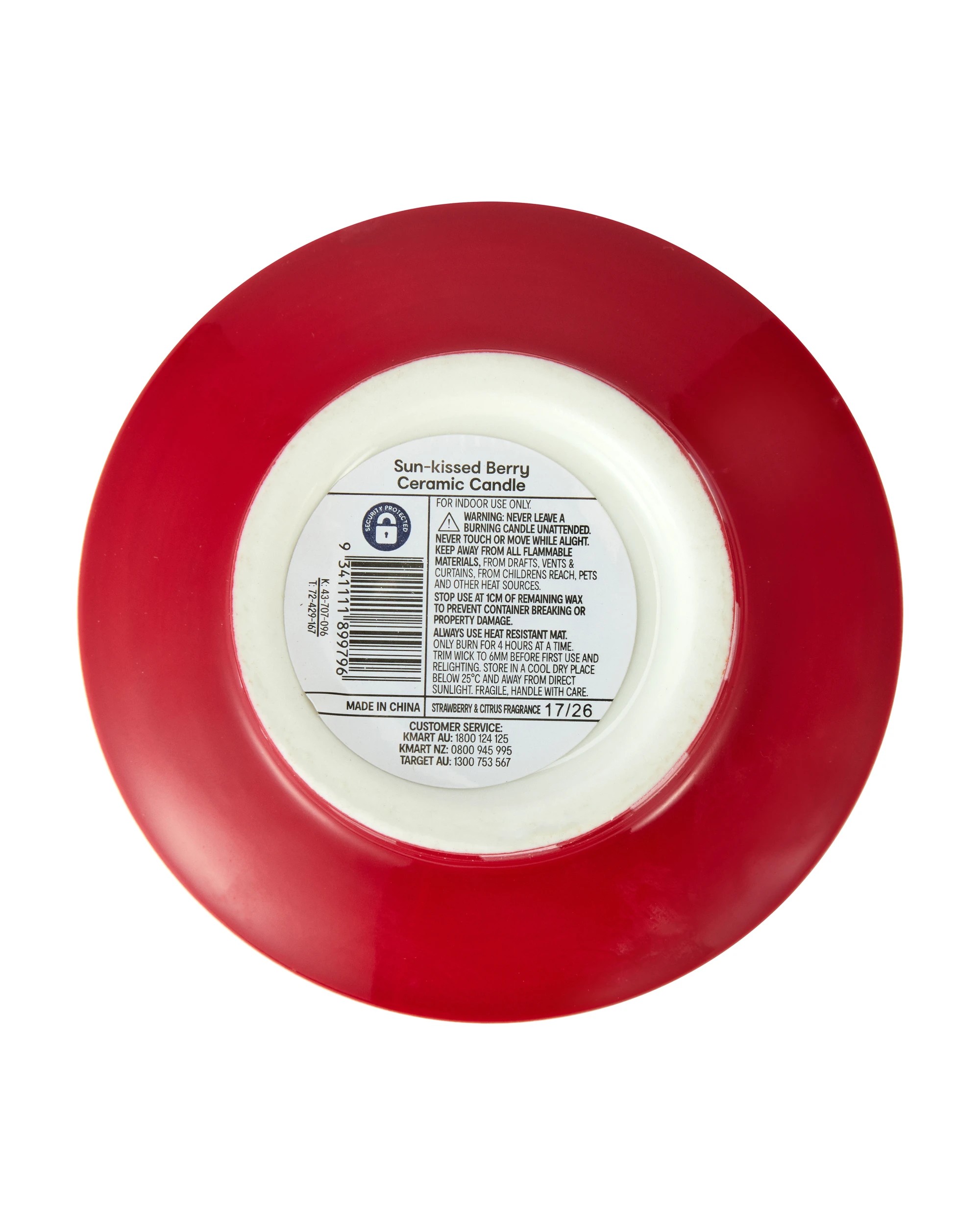 6 Sun Kissed Berry Ceramic Candle, 6 of 6