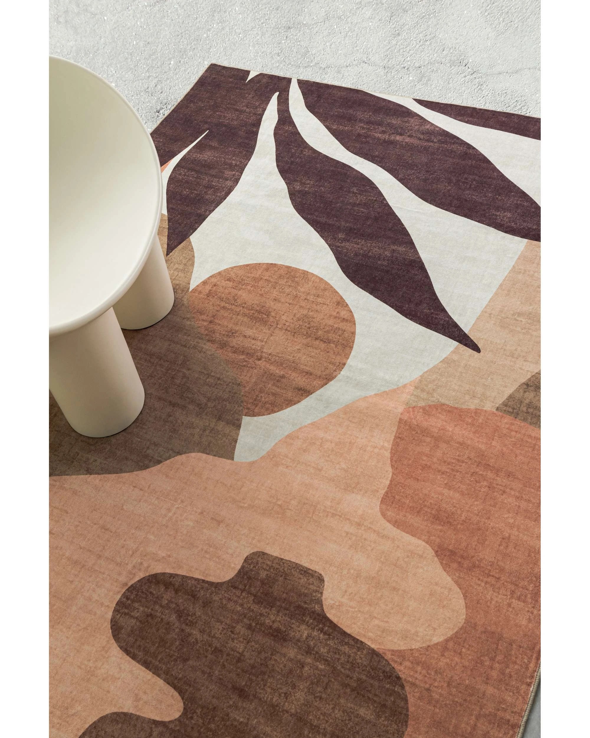 3 Loopsie Preta Printed Washable Rug-320cm x 230cm - Brown, 3 of 9