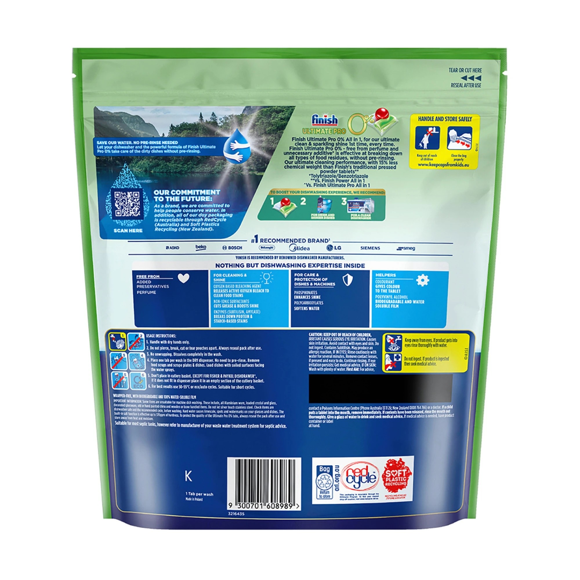 2 Finish Powerball Ultimate 0Frag Dish Caps Pk80 x4, 2 of 2