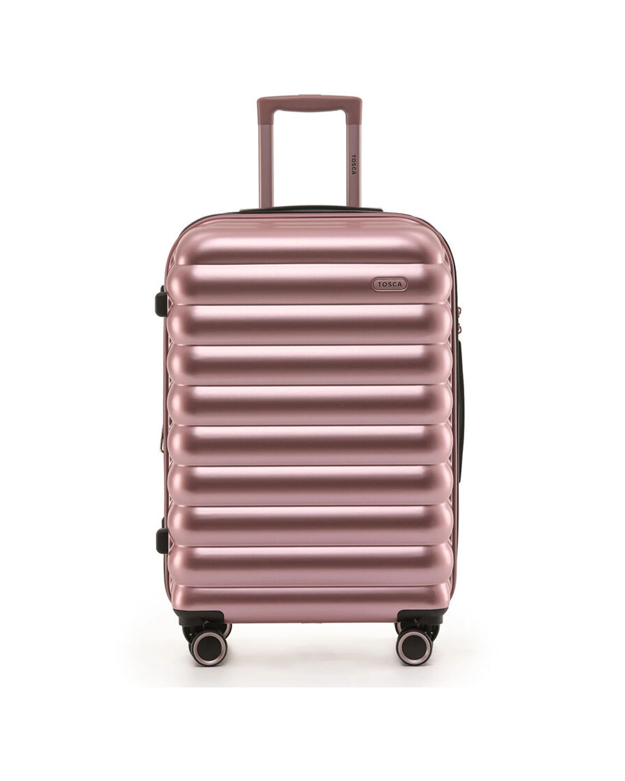 1 Tosca Como Medium Lightweight Trolley Case - Gold, 1 of 3