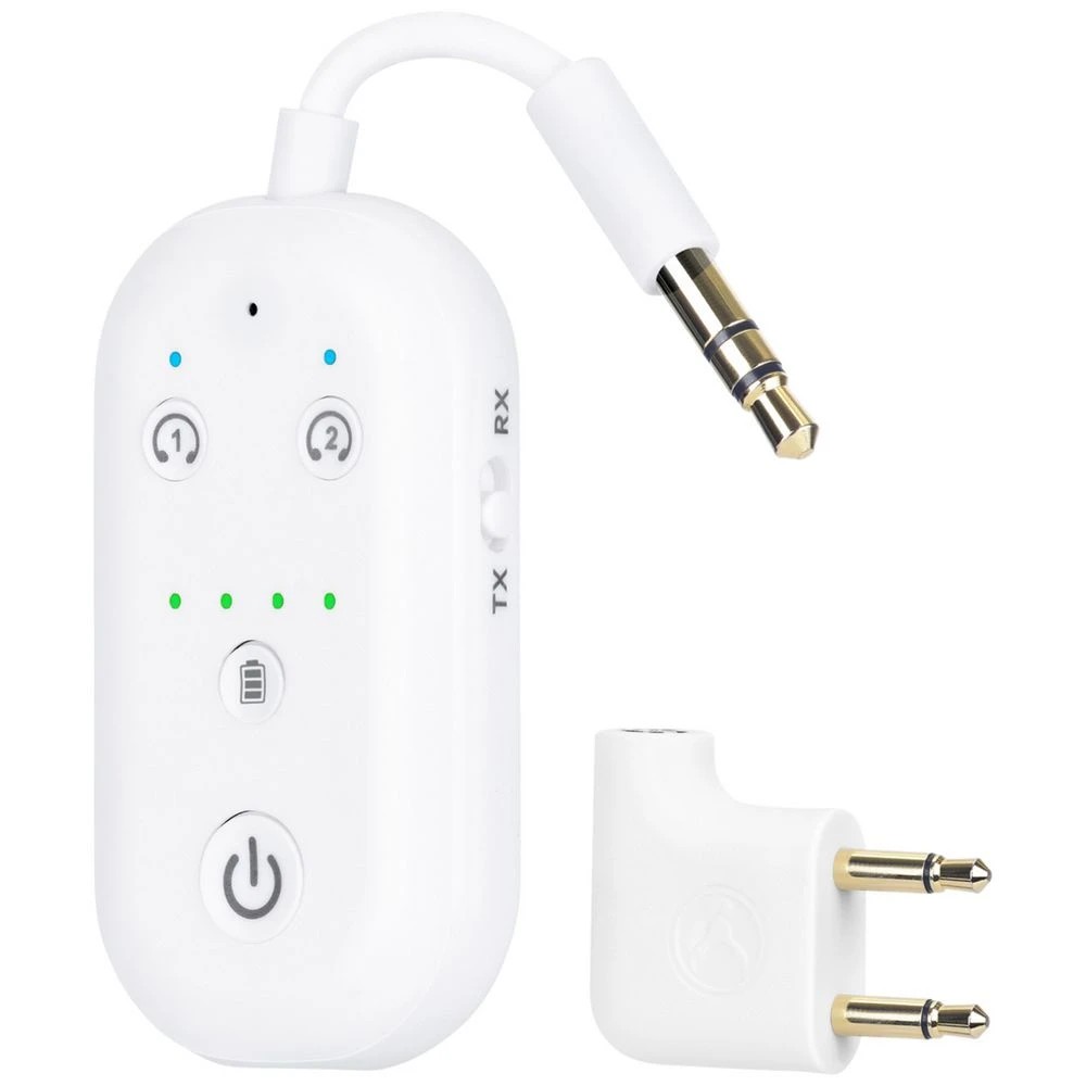 2 Bonelk Fly Wireless Pro Bluetooth/AUX Audio Sharer White, 2 of 4