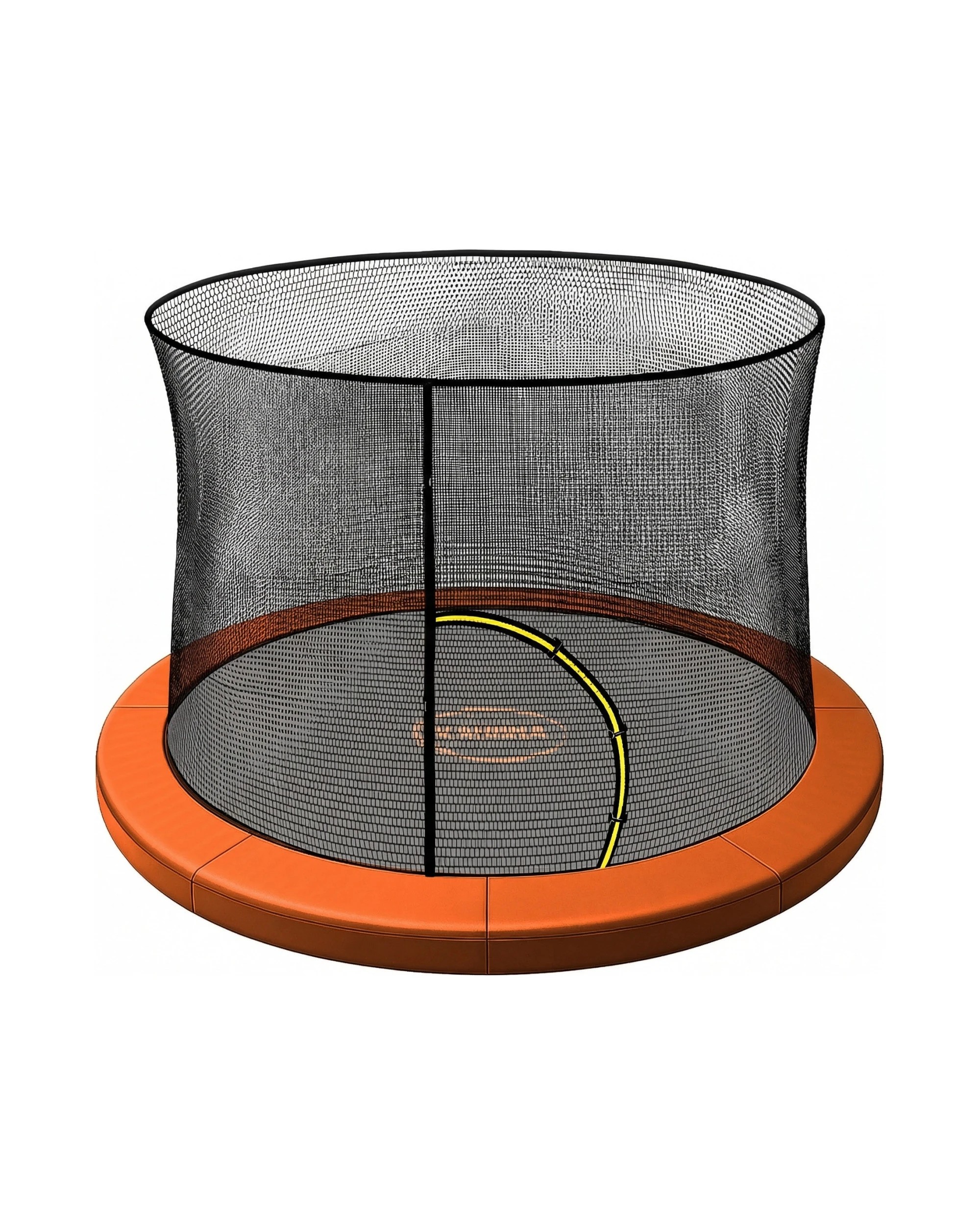 7 Kahuna 16ft 12 Pole Trampoline Replacement Safety Pad and Inner Net Outdoor Enclosure Netting - Orange, 7 of 7