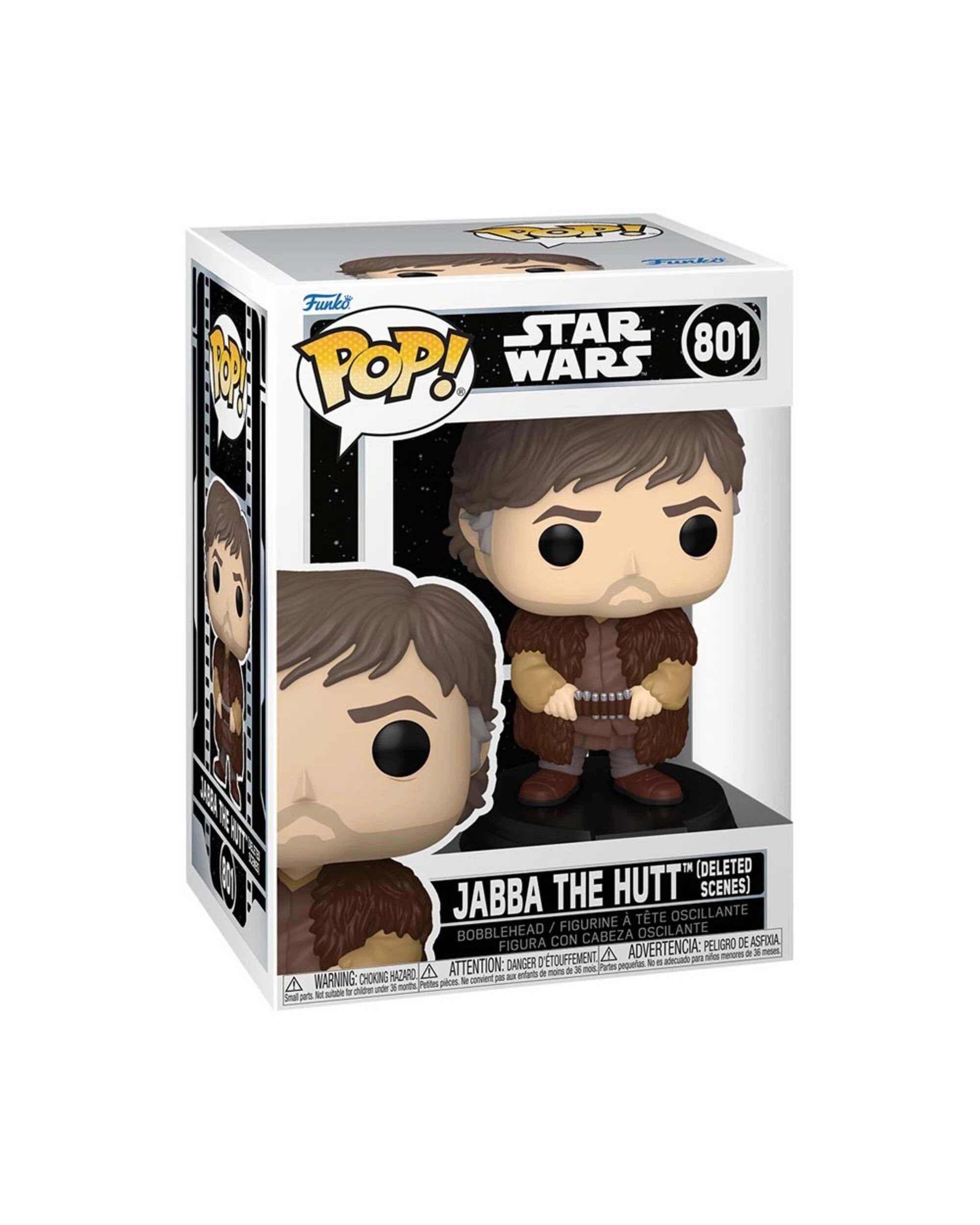2 Star Wars: Deleted Scenes - Jabba The Hutt (Human Version) Pop! Vinyl Figure, 2 of 2