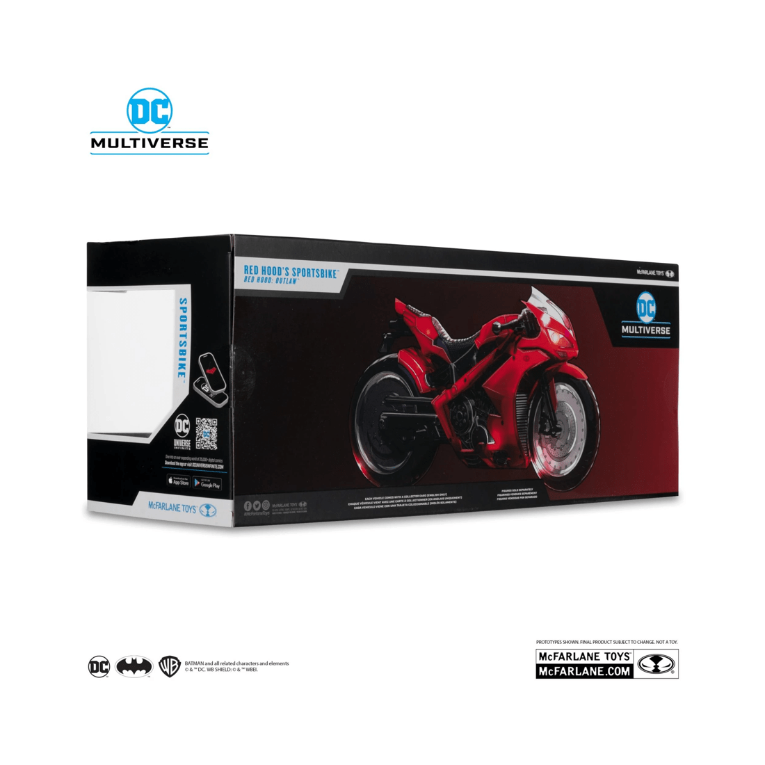 10 McFarlane Toys DC Multiverse Red Hood's Sportsbike Red Hood Outlaw 7 inch Action Figure, 10 of 10