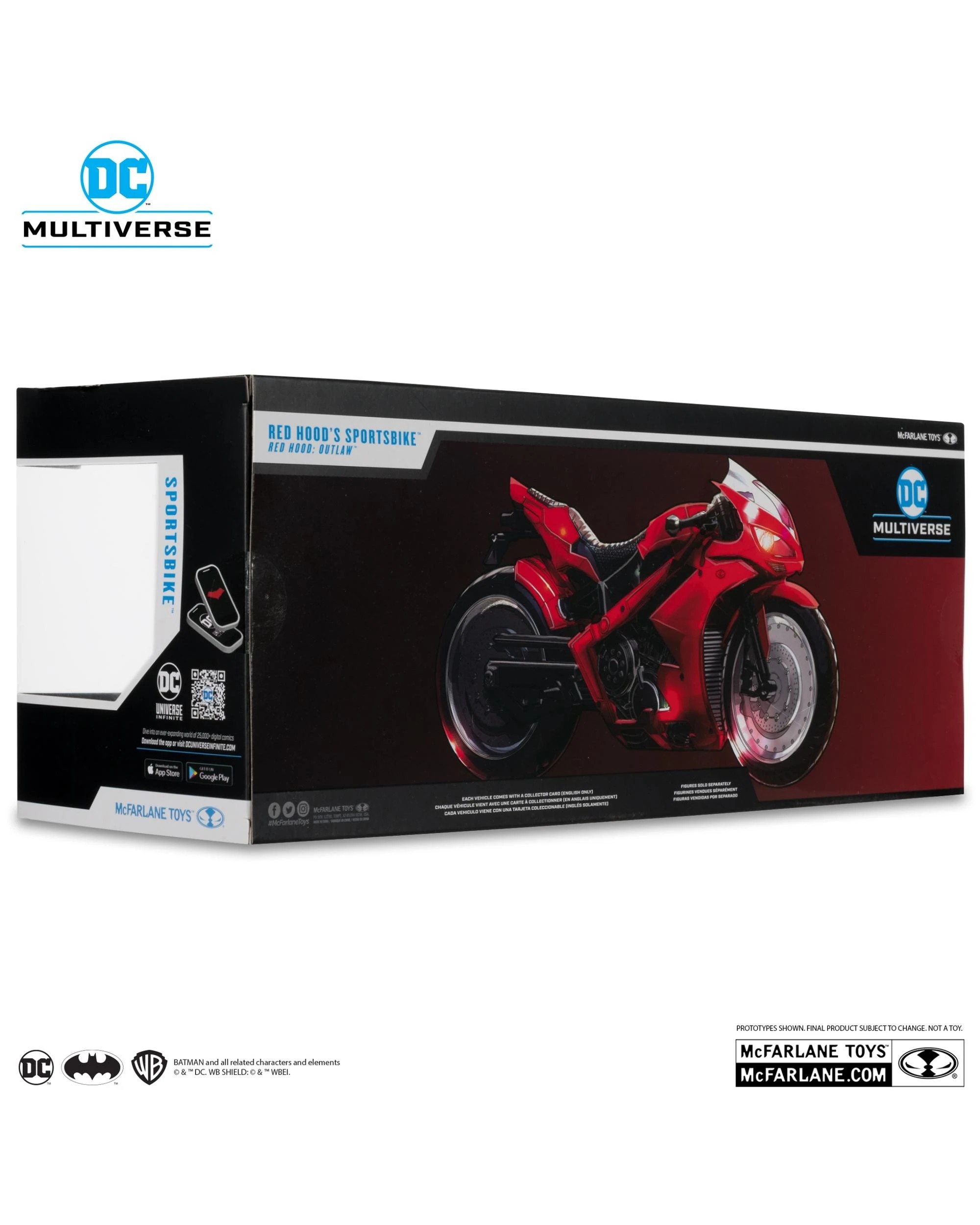 10 DC Multiverse Red Hood's Sportsbike Red Hood Outlaw 7 inch Action Figure, 10 of 10