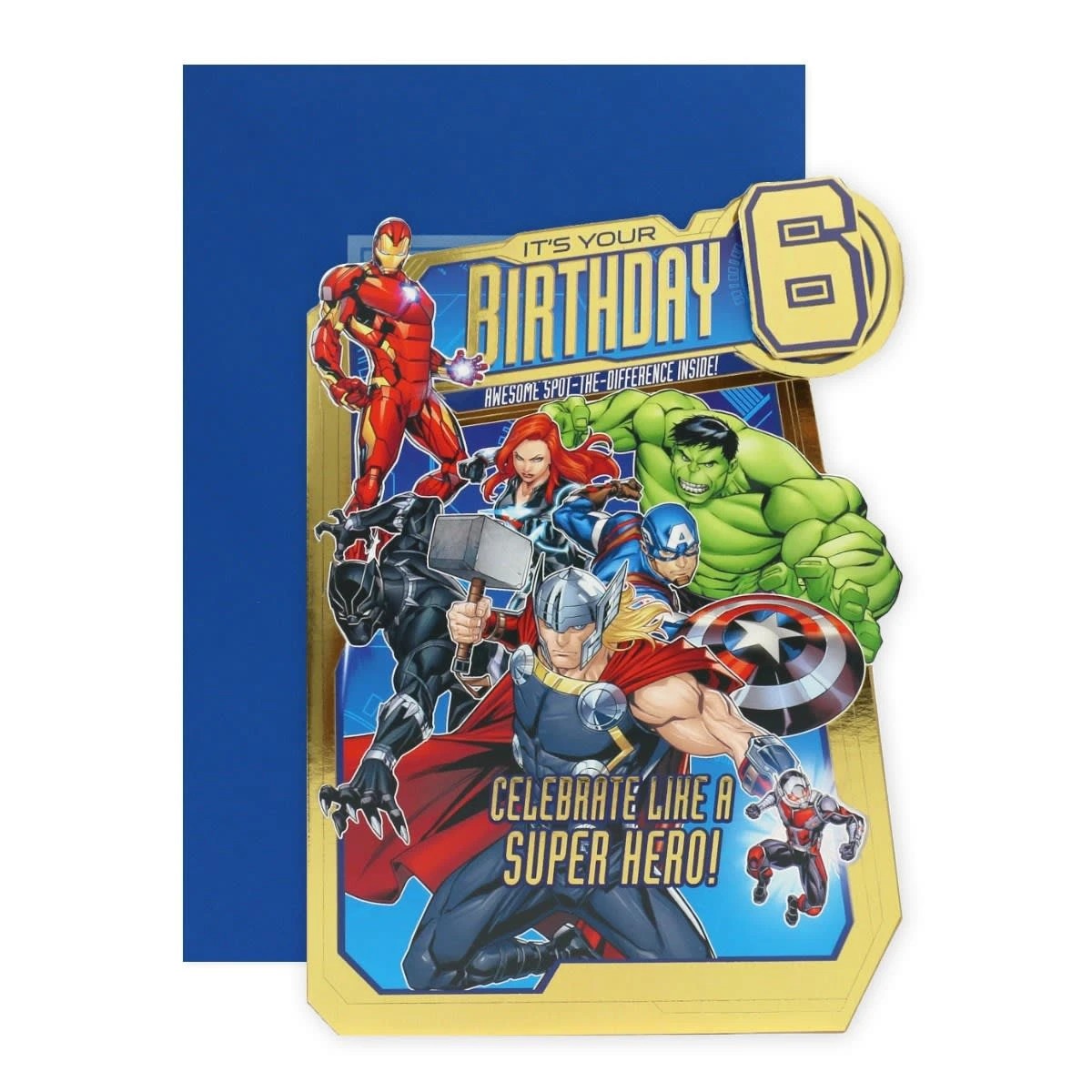 1 Connections from Hallmark Marvel Avengers 6th Birthday Card - Astonishing Day, 1 of 3