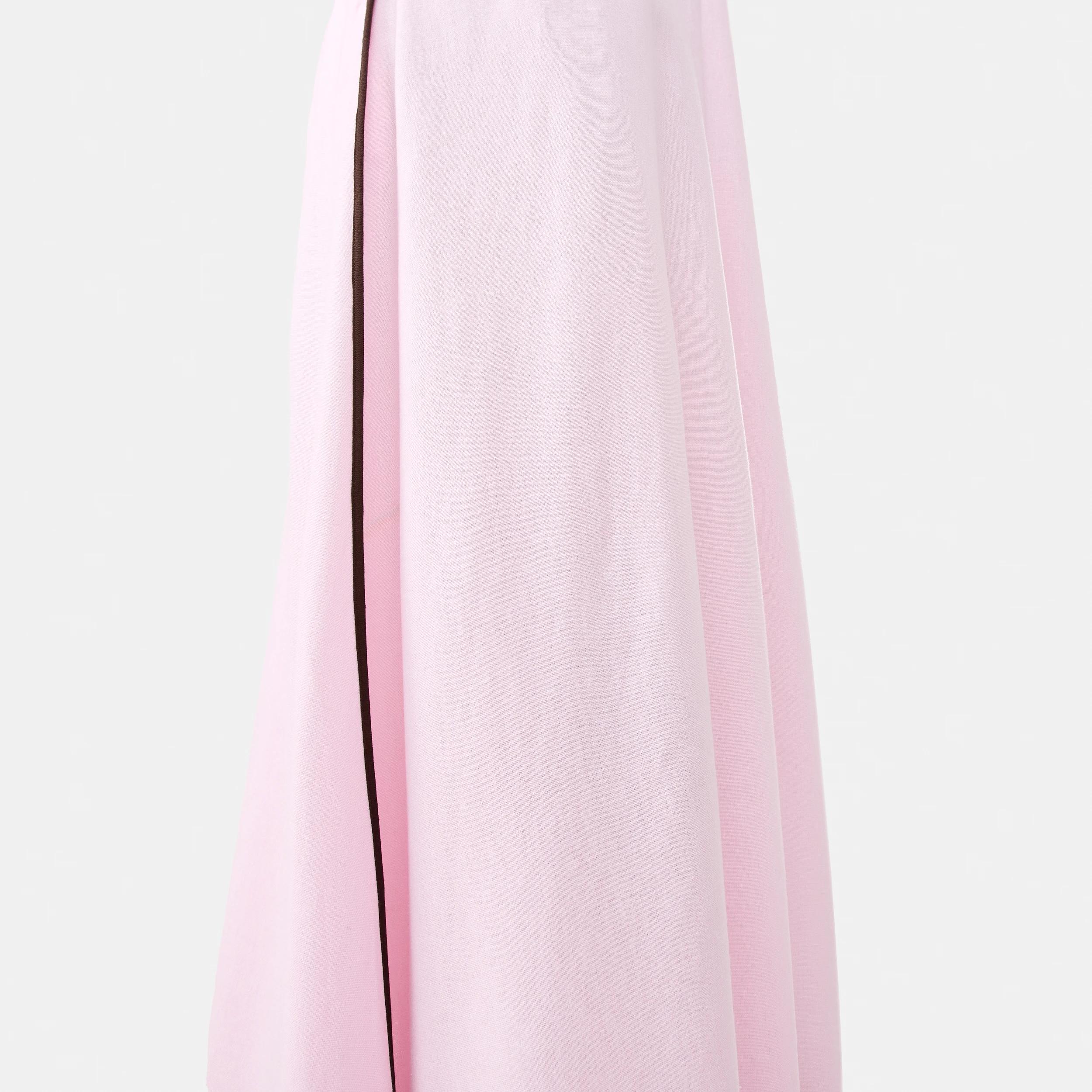 7 Sleeveless Trim Detail Maxi Dress Chery Pink, 7 of 10
