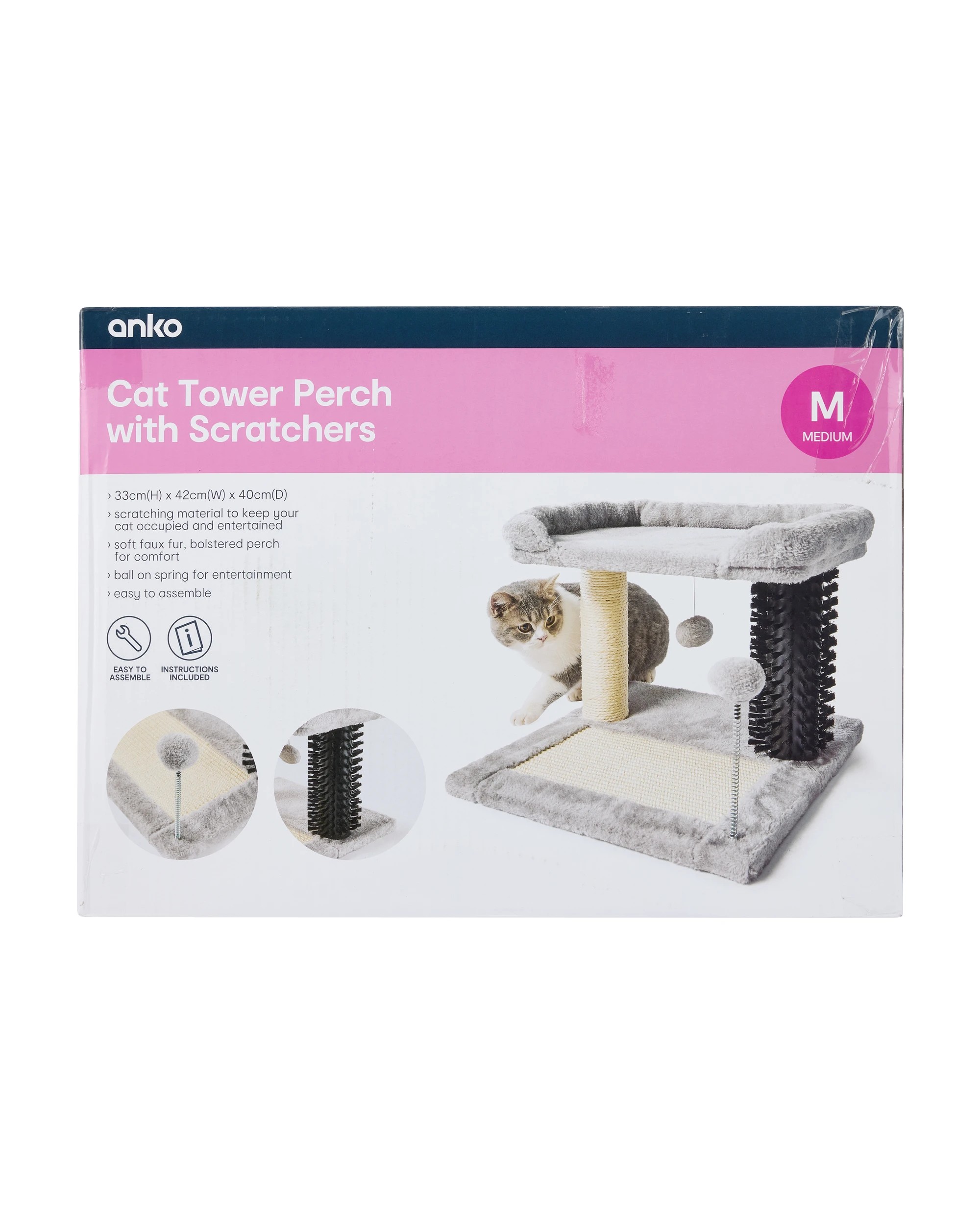 9 Cat Tower Perch with Scratchers, 9 of 10