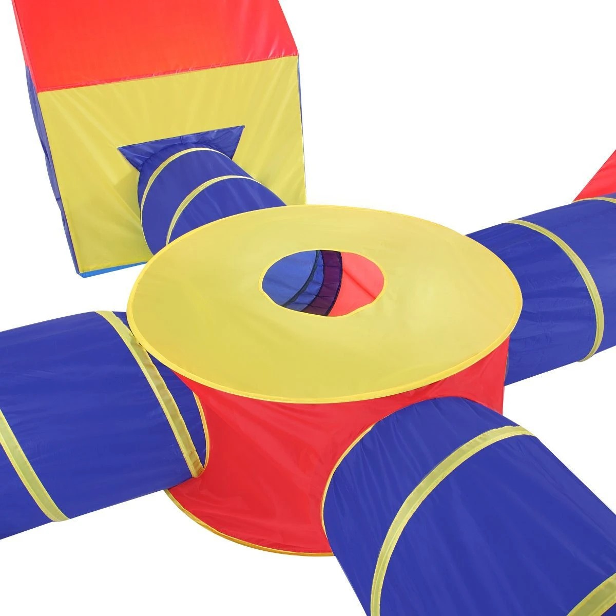 10 AUSWAY Kids Teepee & Tunnel Play Tent, 10 of 10