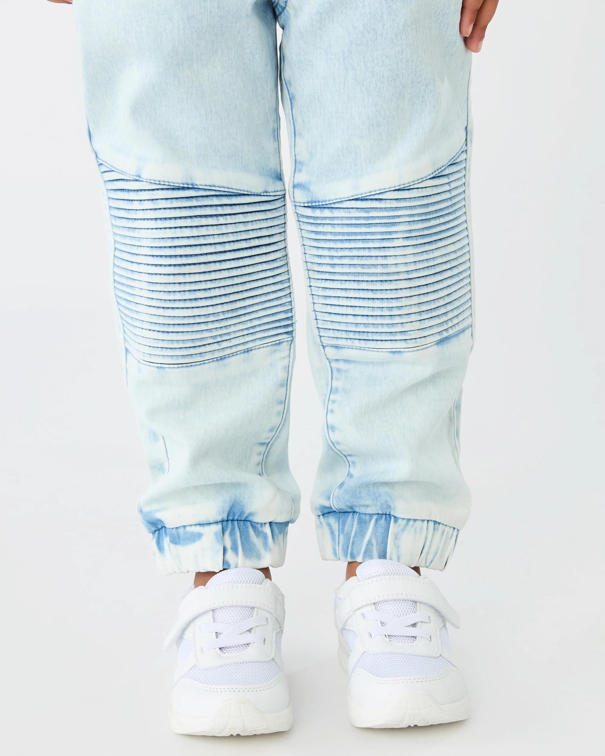 5 Moto Denim Jeans Light Wash, 5 of 7