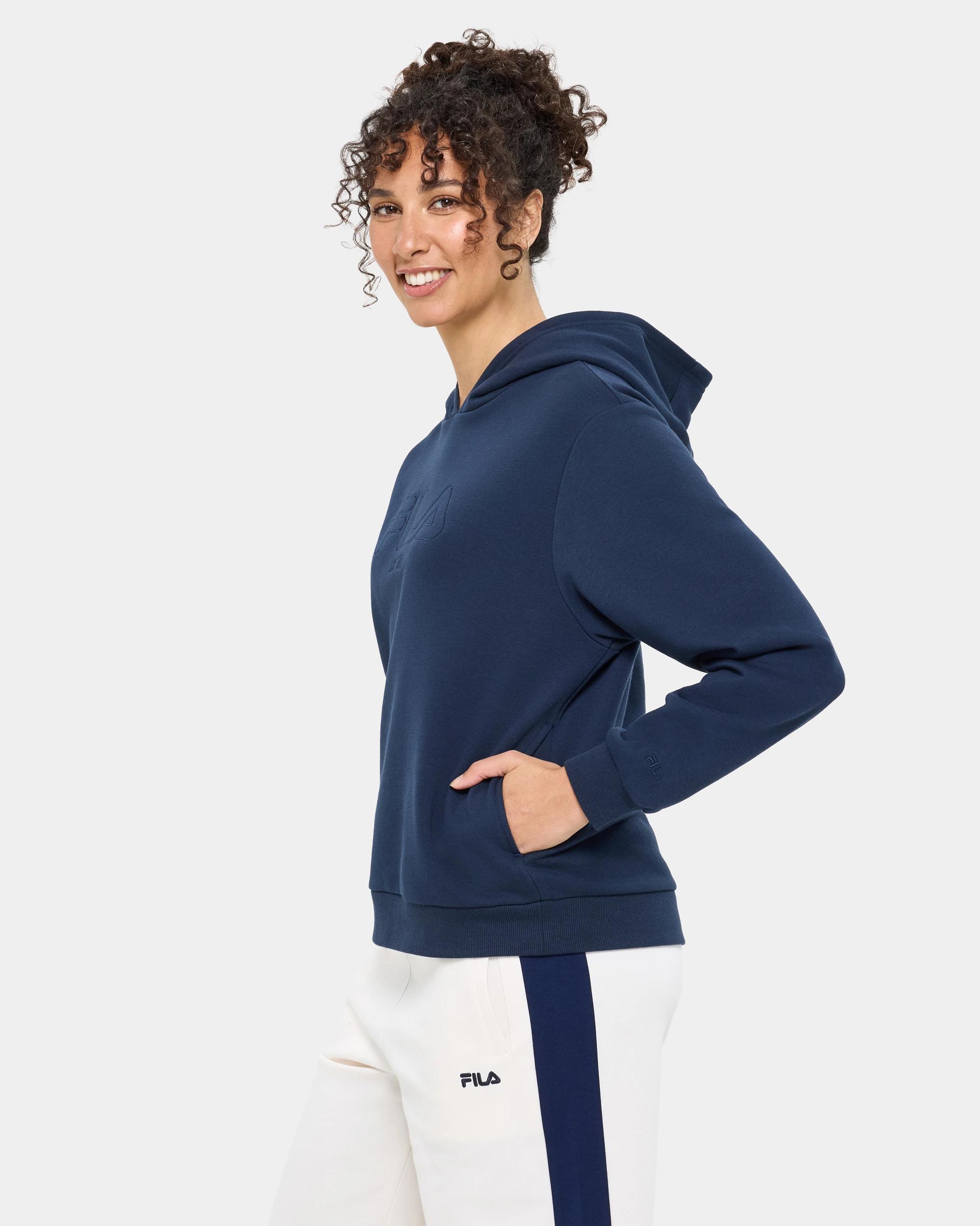 3 Fila Thalia Hoodie MIDNIGHT BLUE, 3 of 6