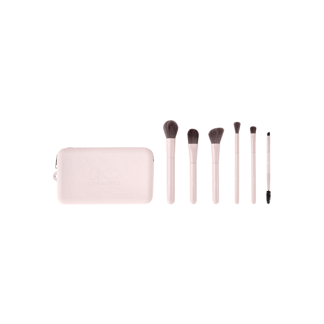 2 OXX Cosmetics 7 Piece Face & Eye Makeup Brush Set with Bag, 2 of 5