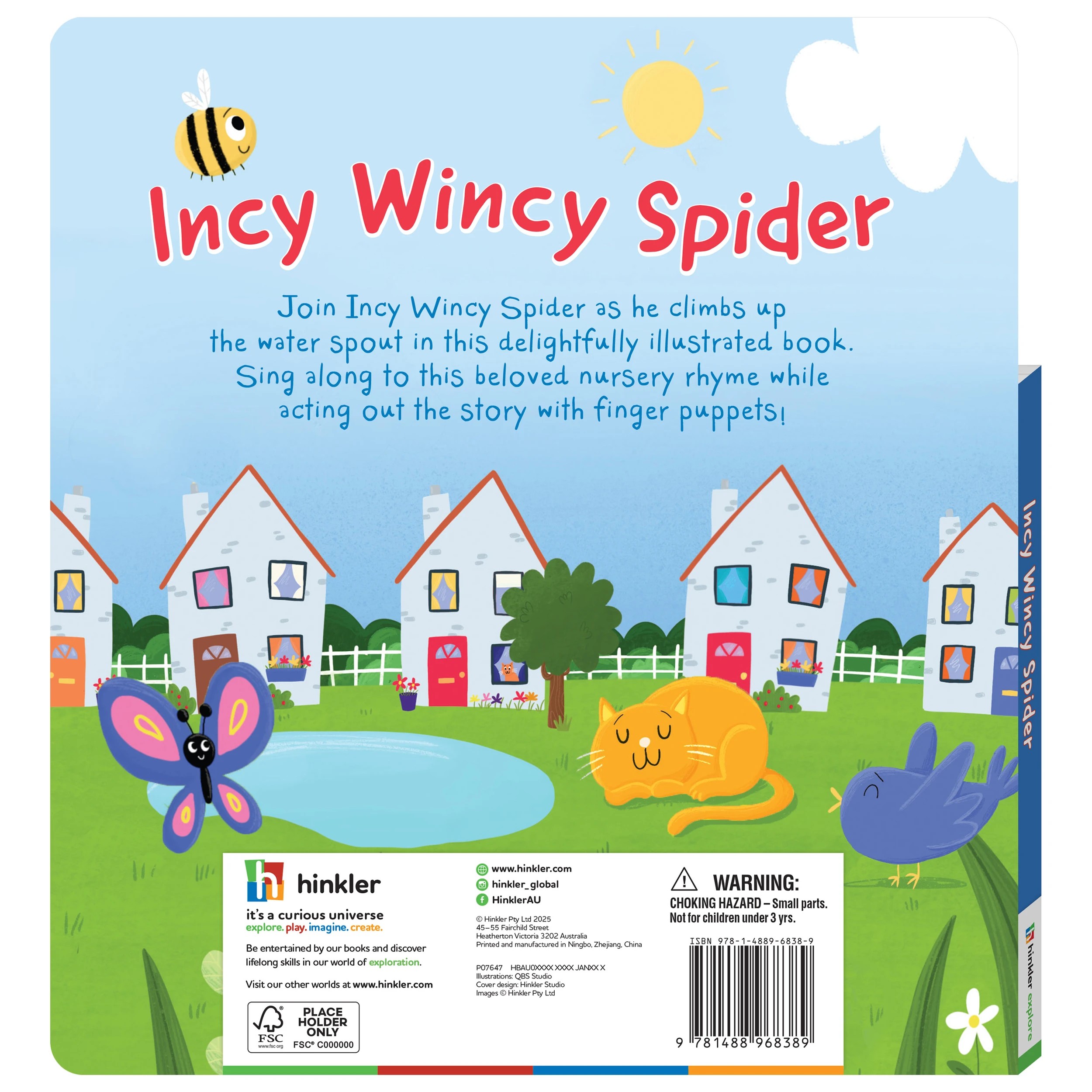 2 Incy Wincy Spider Finger Puppet Book, 2 of 6