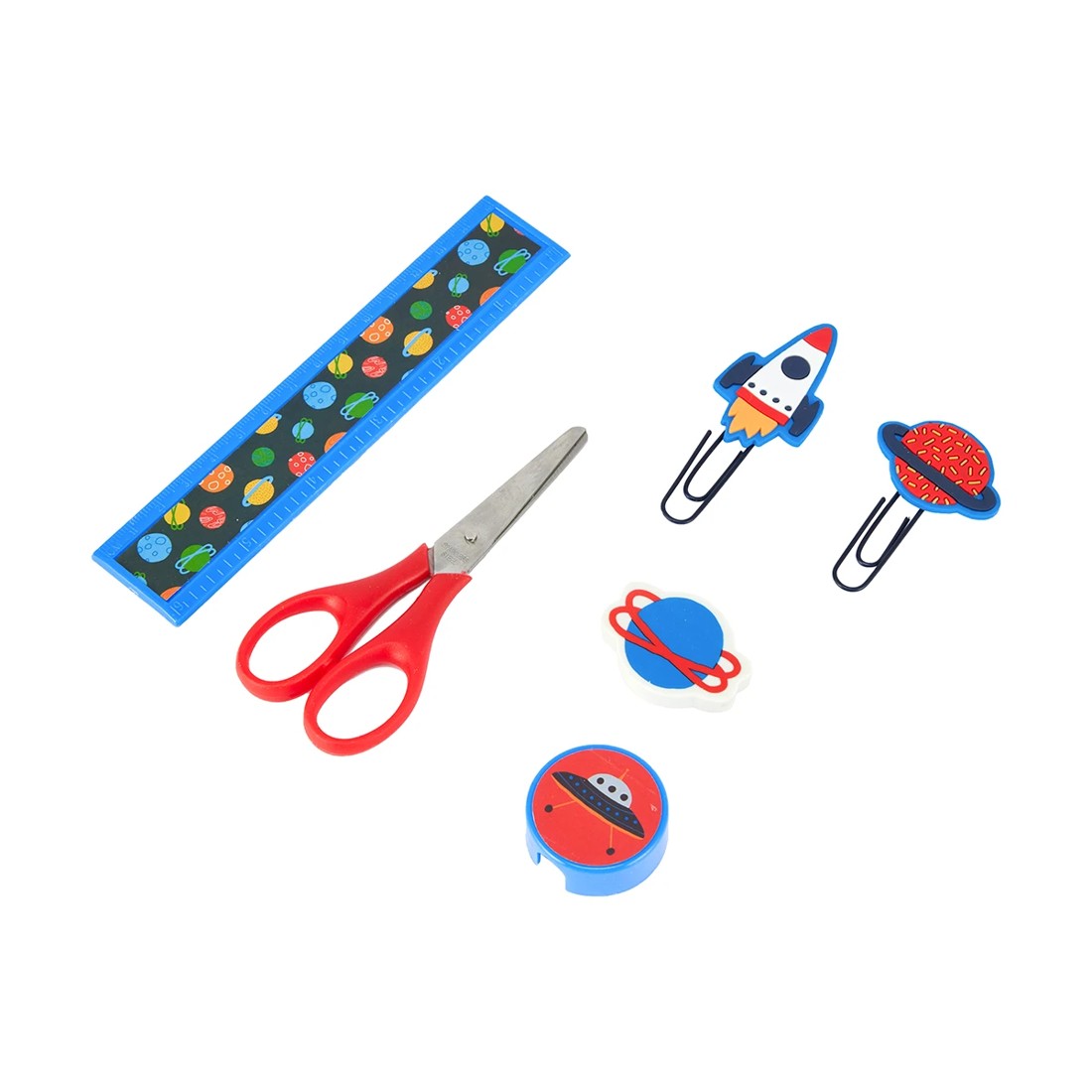 7 Pencil Case Set - Space Dino, 7 of 10