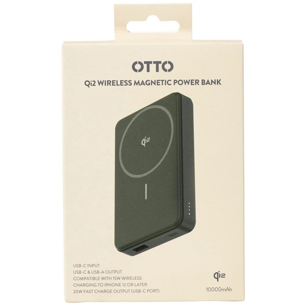 3 Otto On the Go Qi2 Wireless Magnetic Power Bank Green, 3 of 4