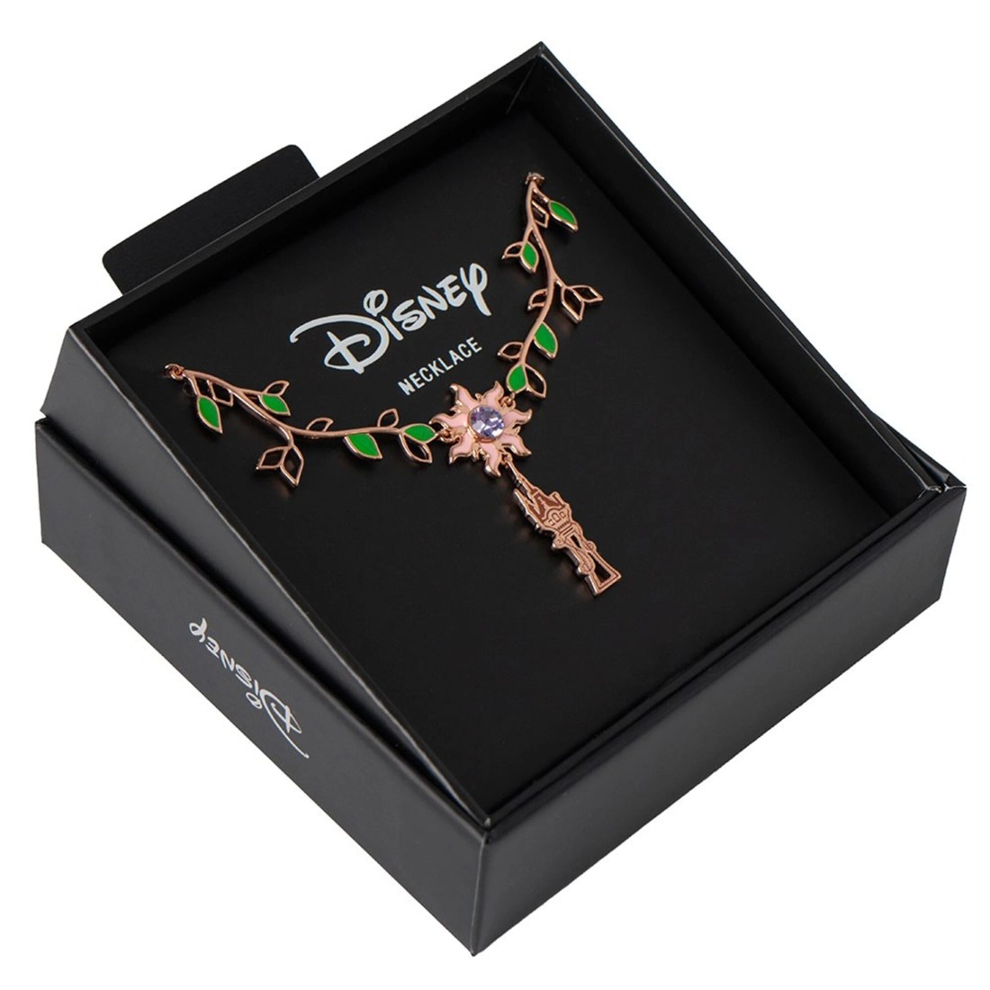 3 Disney - Tangled Tower Necklace - Rose Gold, 3 of 3