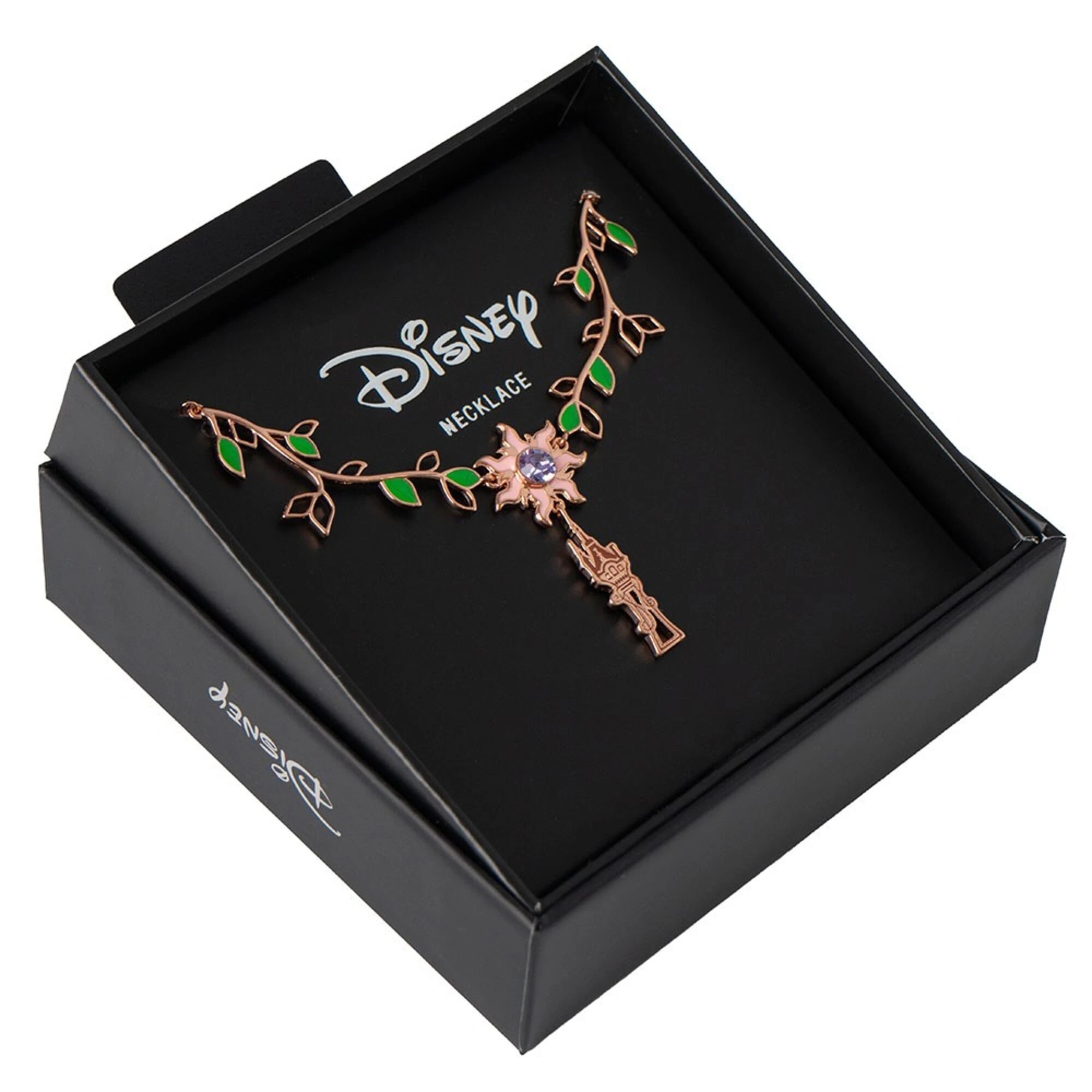 3 Disney - Tangled Tower Necklace - Rose Gold, 3 of 3