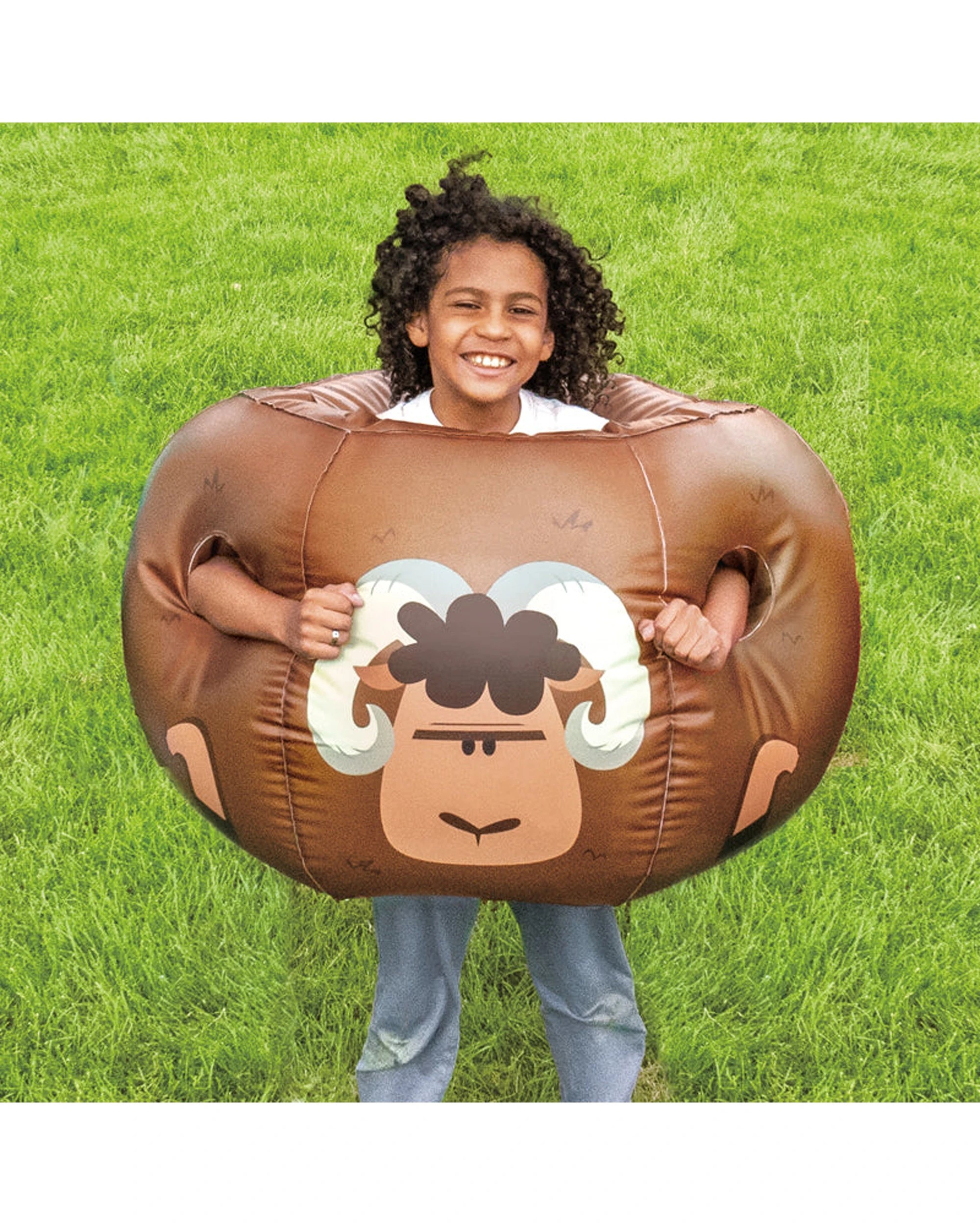 4 Do U Play 2pc Kids Blow-up Bumper Balls Set Inflatable Durable PVC Outdoor Toy - Multi, 4 of 4