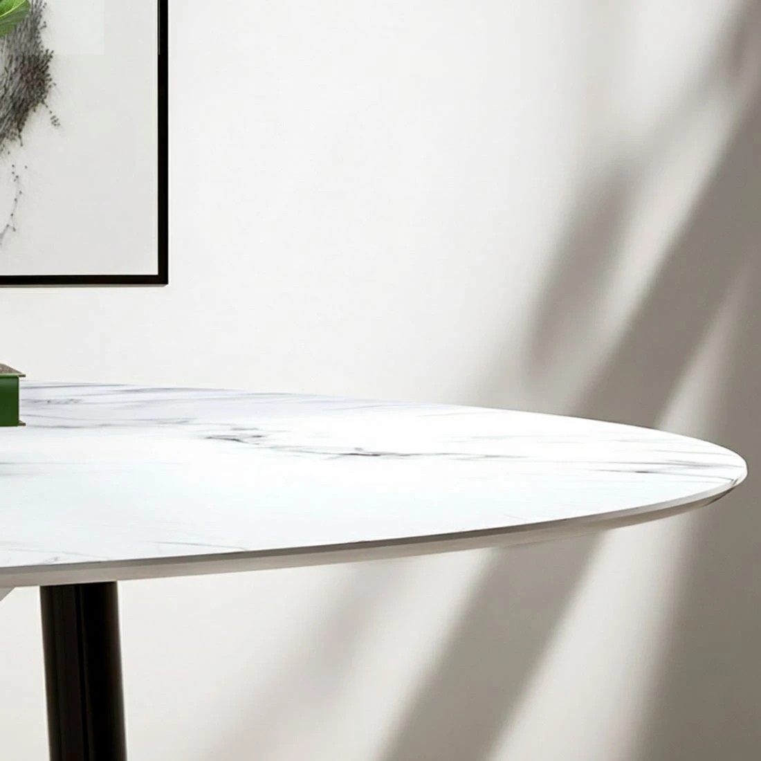 4 1 Artiss Dining Table and 4 Chairs Set Marble - Multi, 4 of 6