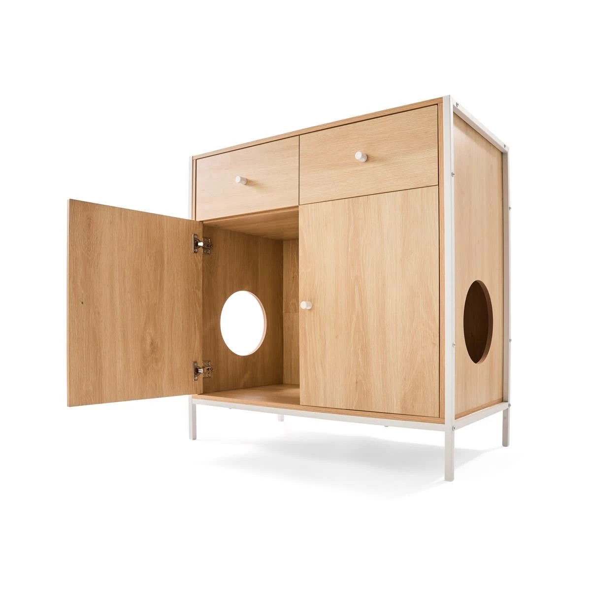 2 Cat Litter Cabinet with Storage, 2 of 10