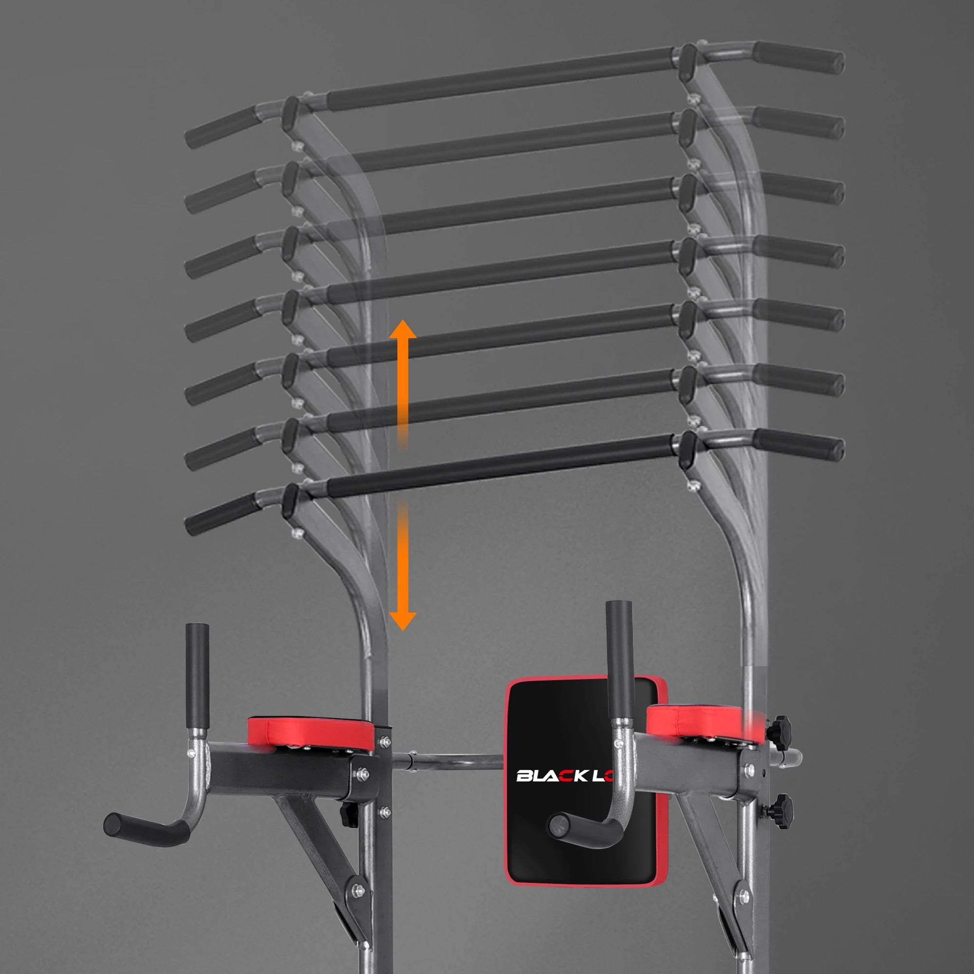 5 Black Lord Power Tower Chin Up Bar Push Pull Up Weight Bench Gym Station, 5 of 7