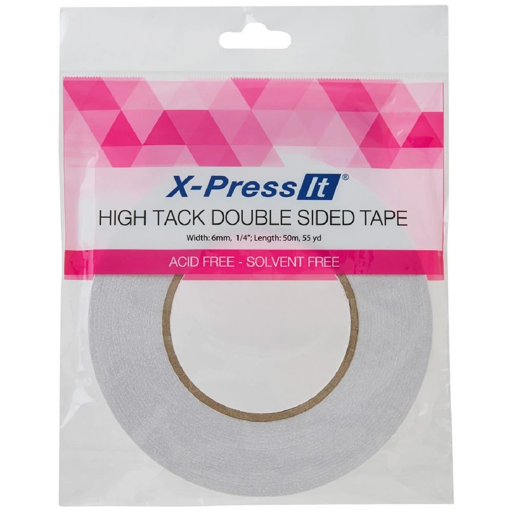 1 X-Press It High Tack Double-sided Tape 6mm x 50m, 1 of 4