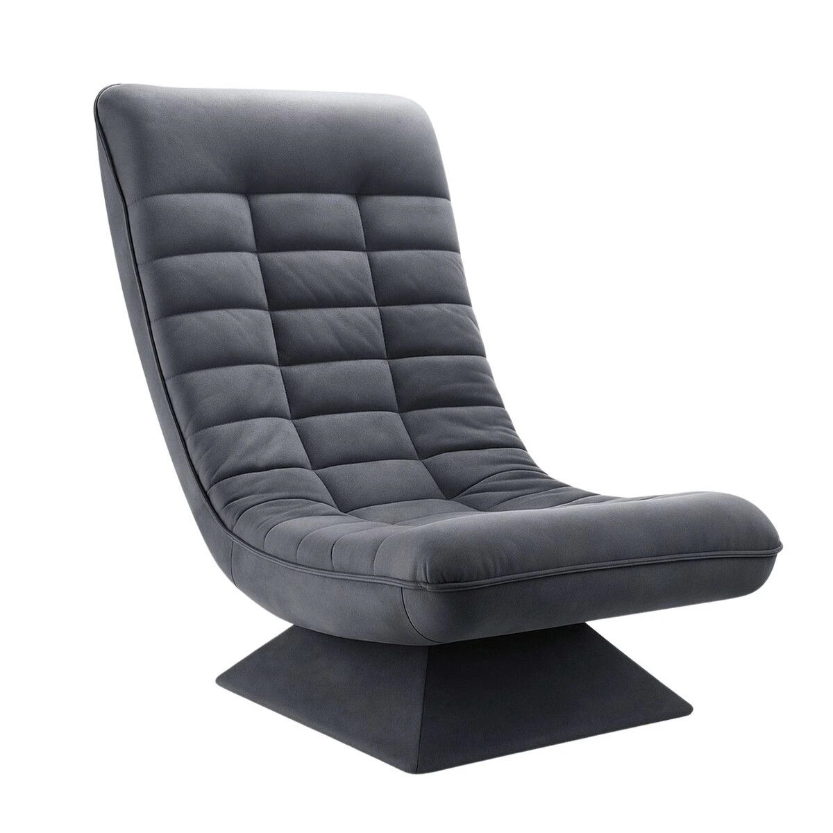 2 Ausway Foldable Chair Couch Recliner 360 Degree Swivel Lazy Lounger Adjustable, 2 of 2