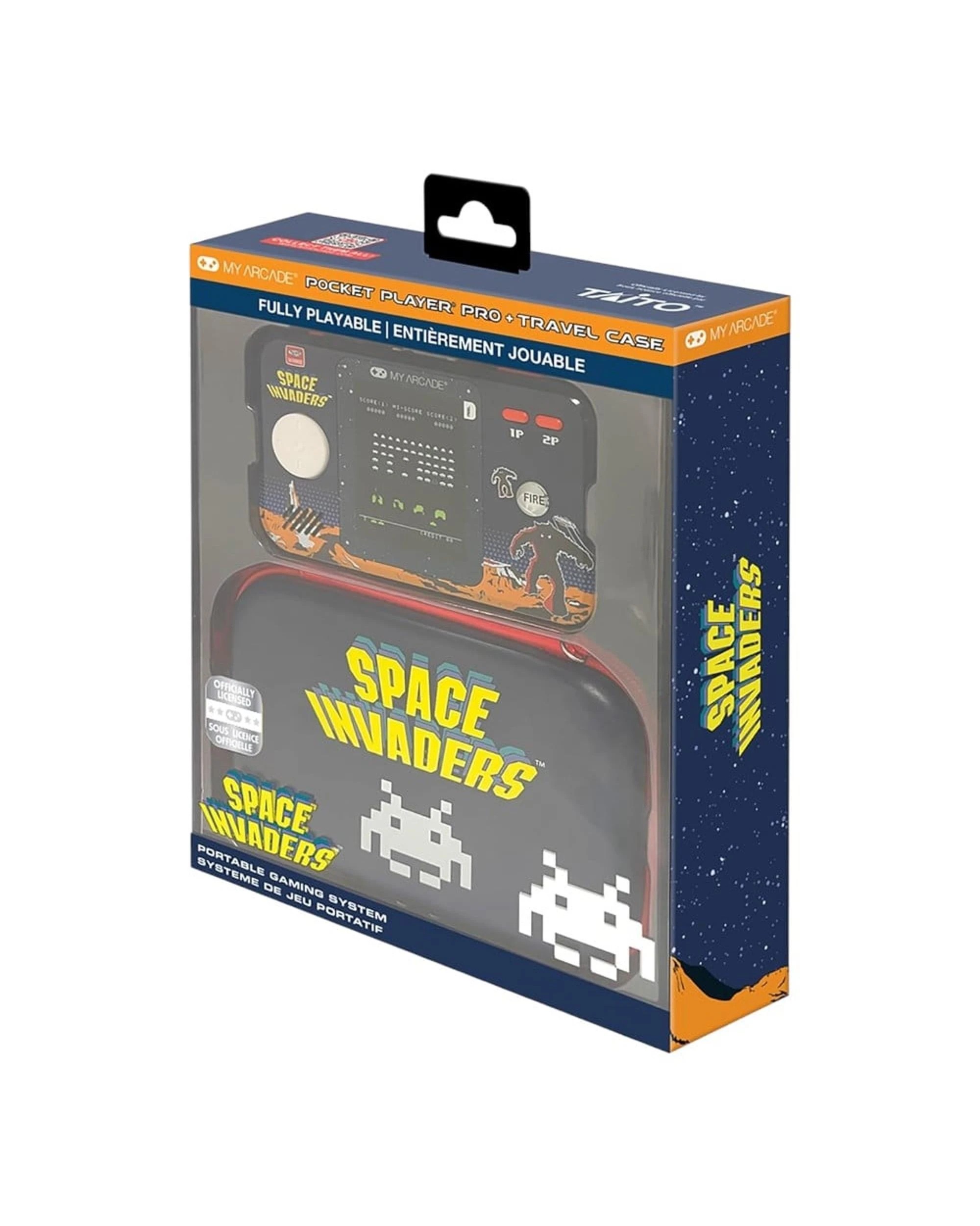 2 My Arcade Space Invaders Pocket Player Pro + Travel Case, 2 of 4