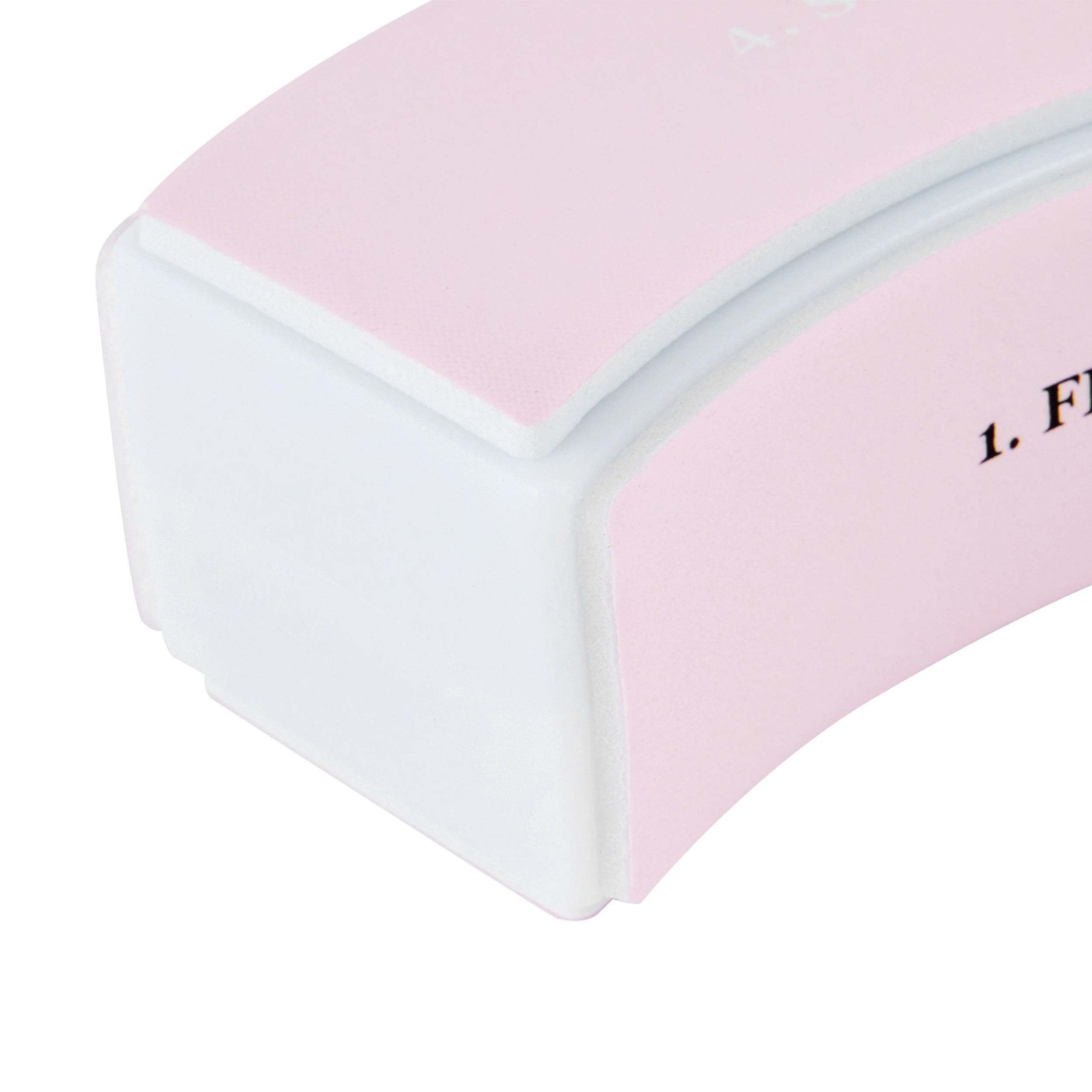 6 OXX Cosmetics Wave Nail Buffer - Pink and White, 6 of 7