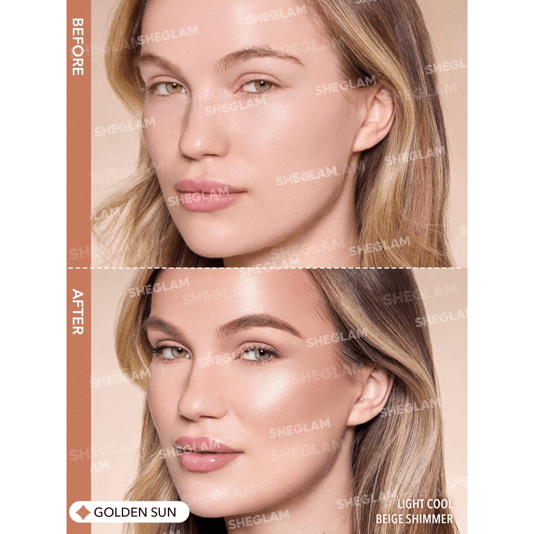 2 SHEGLAM Sun Beam Matte Liquid Bronzer - Golden Sun, 2 of 6