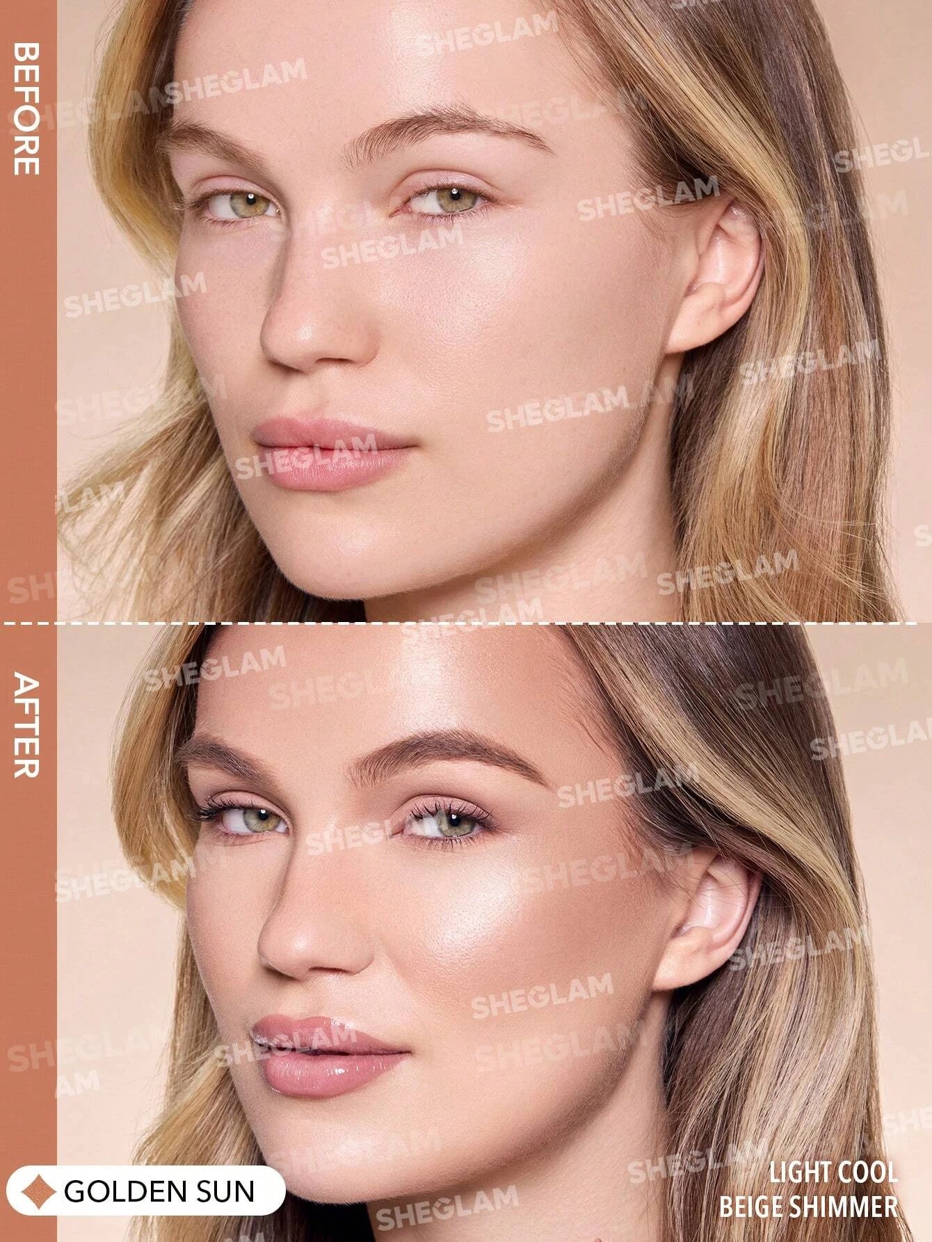 2 SHEGLAM Sun Beam Matte Liquid Bronzer - Golden Sun, 2 of 6