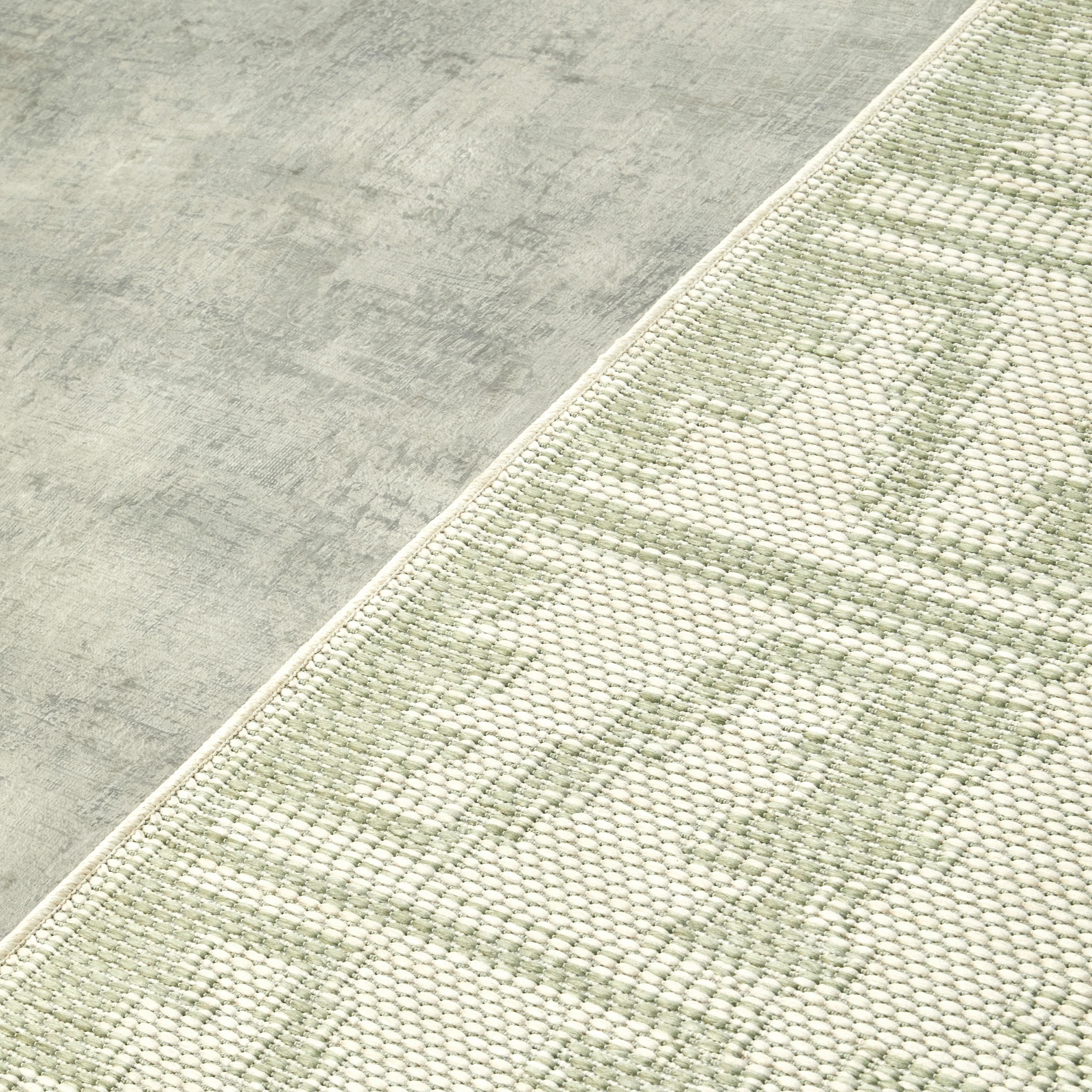 4 Common Ground Rugs Palmline Kuza 400x80cm - Large Outdoor Rug - Green, 4 of 7